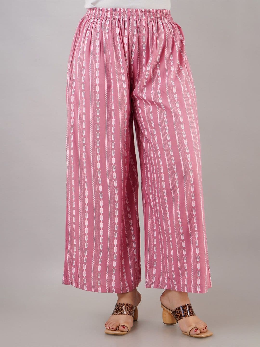 NYPA Women Printed Flared Palazzo - view 1