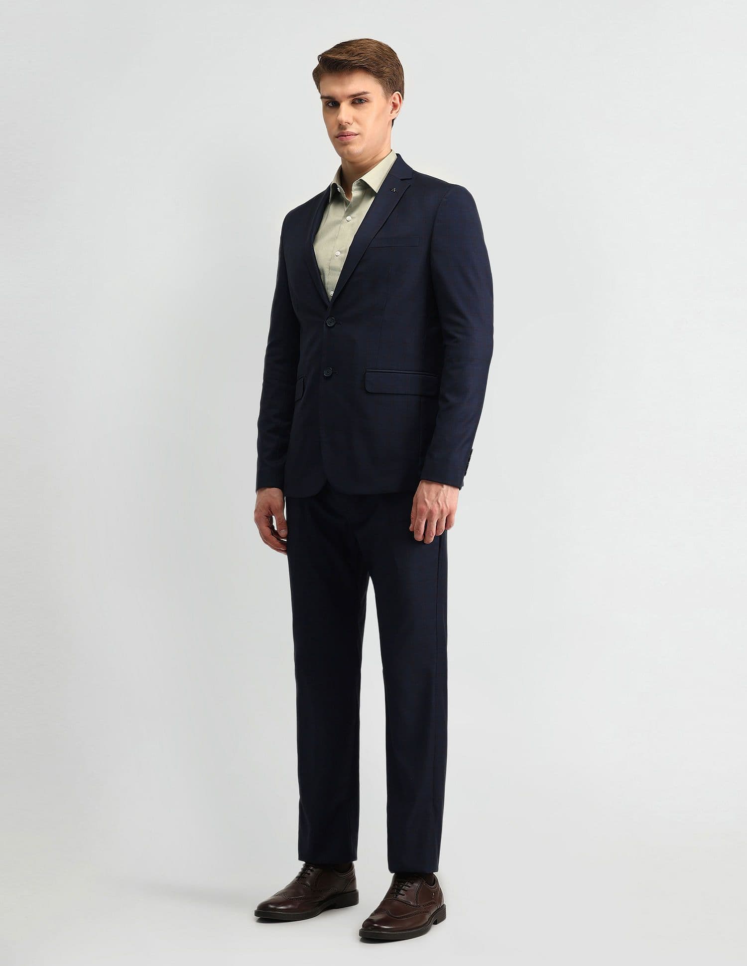 Arrow Men Checked Long Sleeves Suits - view 1