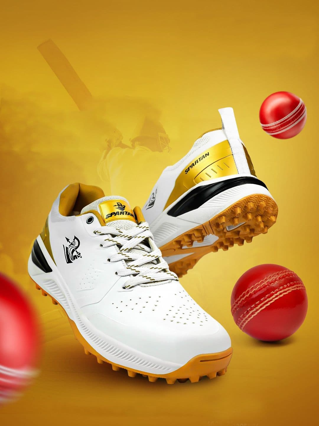 Spartan Unisex Cricket Non-Marking Shoes - view 1