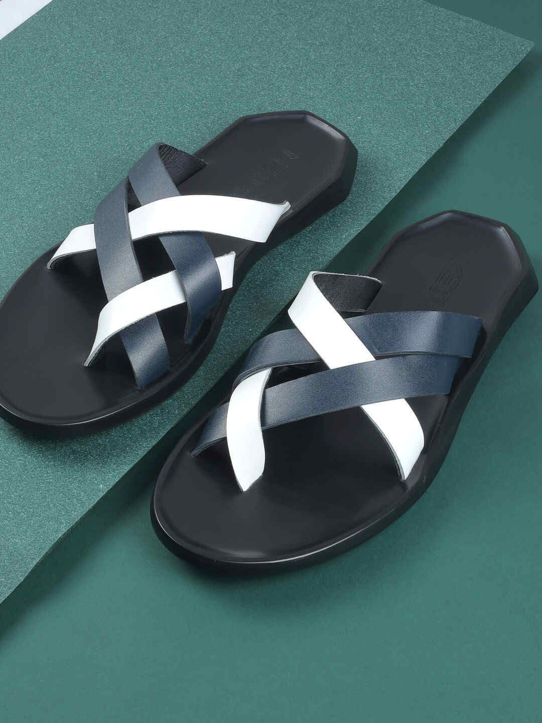 Metro Men Leather Comfort Sandals - view 1
