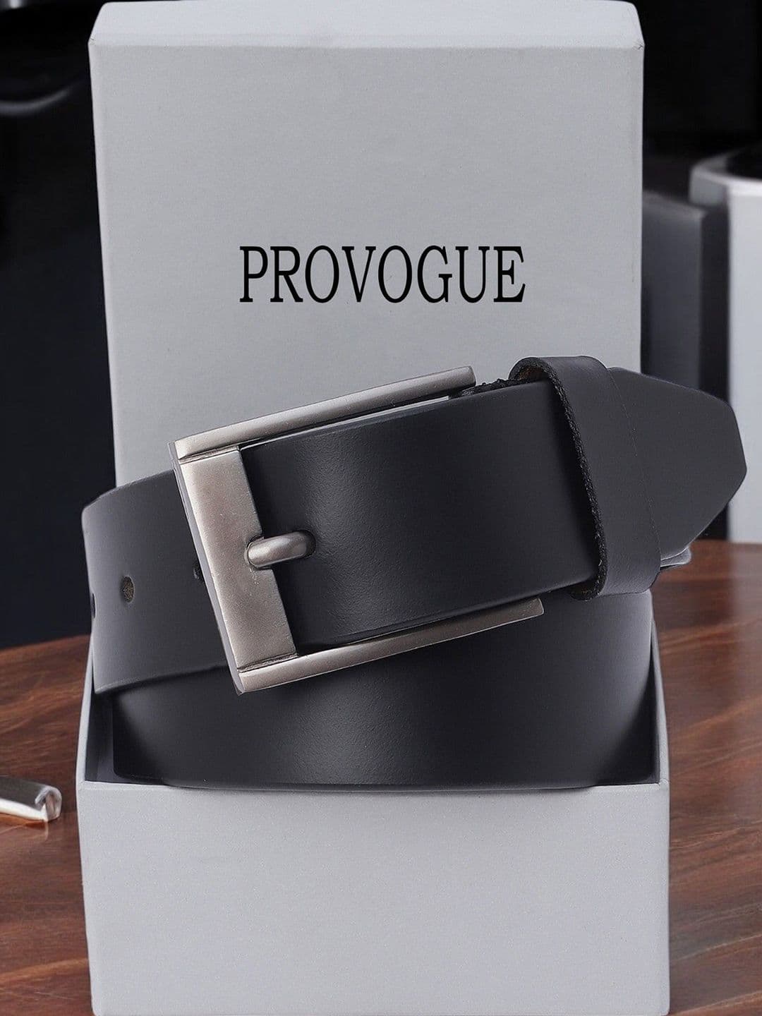 Provogue Men Leather Formal Belt - view 1