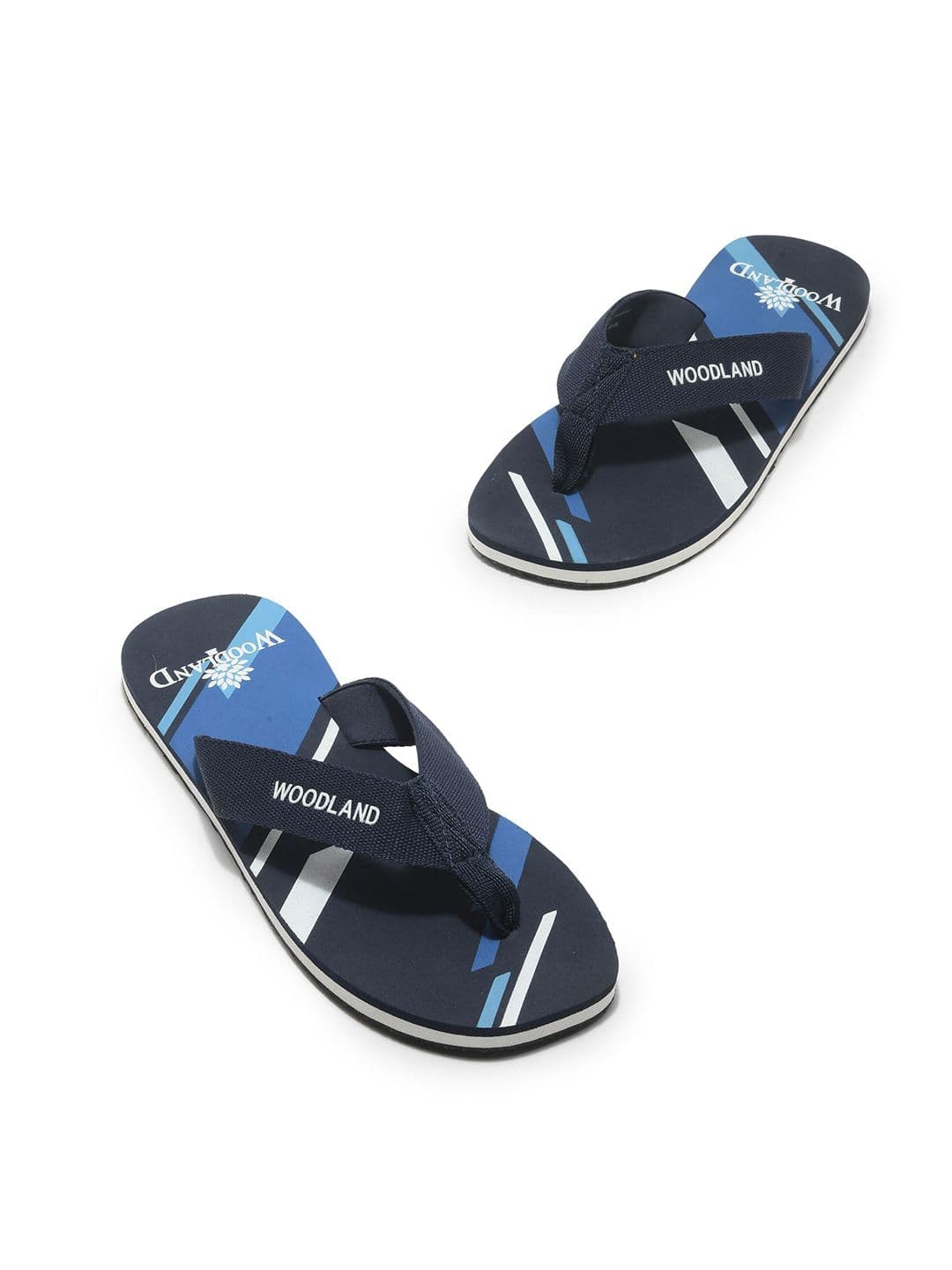 Woodland Men Printed Thong Flip-Flops - view 1