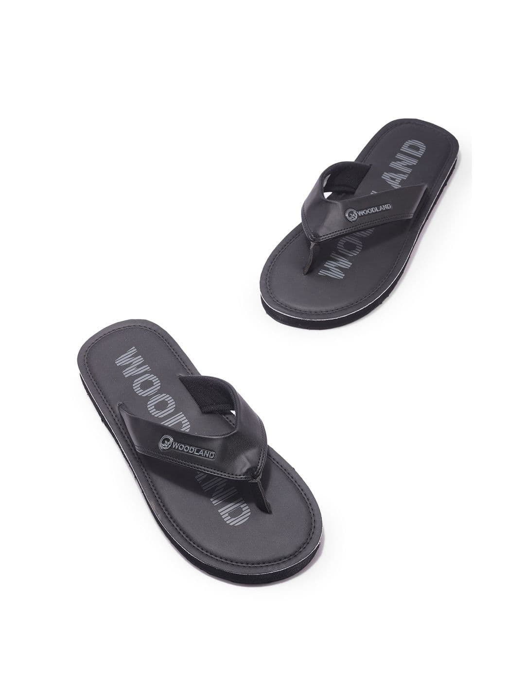 Woodland Men Printed Room Slippers - view 1