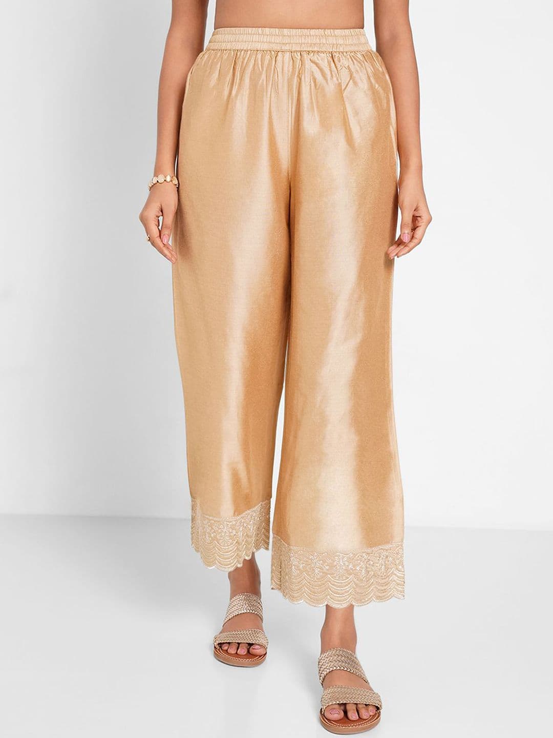 RANGMANCH BY PANTALOONS Women Straight Fit Parallel Trousers - view 1