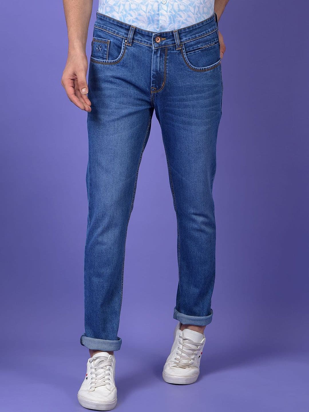Crimsoune Club Men Slim Fit Mid-Rise Stretchable Jeans - view 1