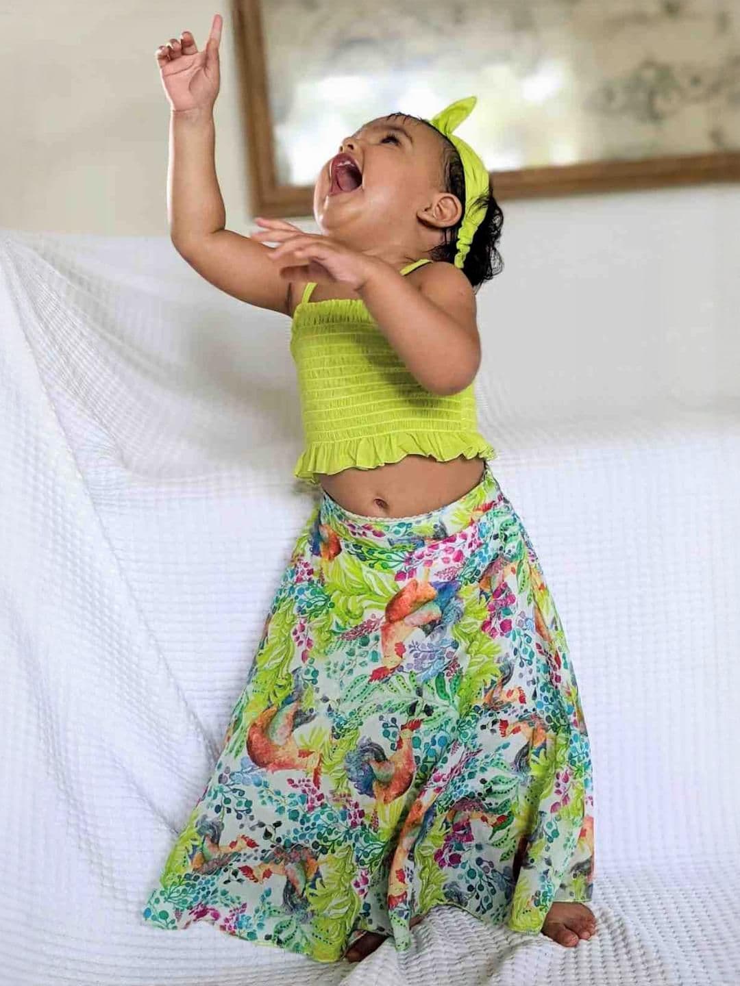 Tura Turi Girls Cotton Lehenga Choli - view 1