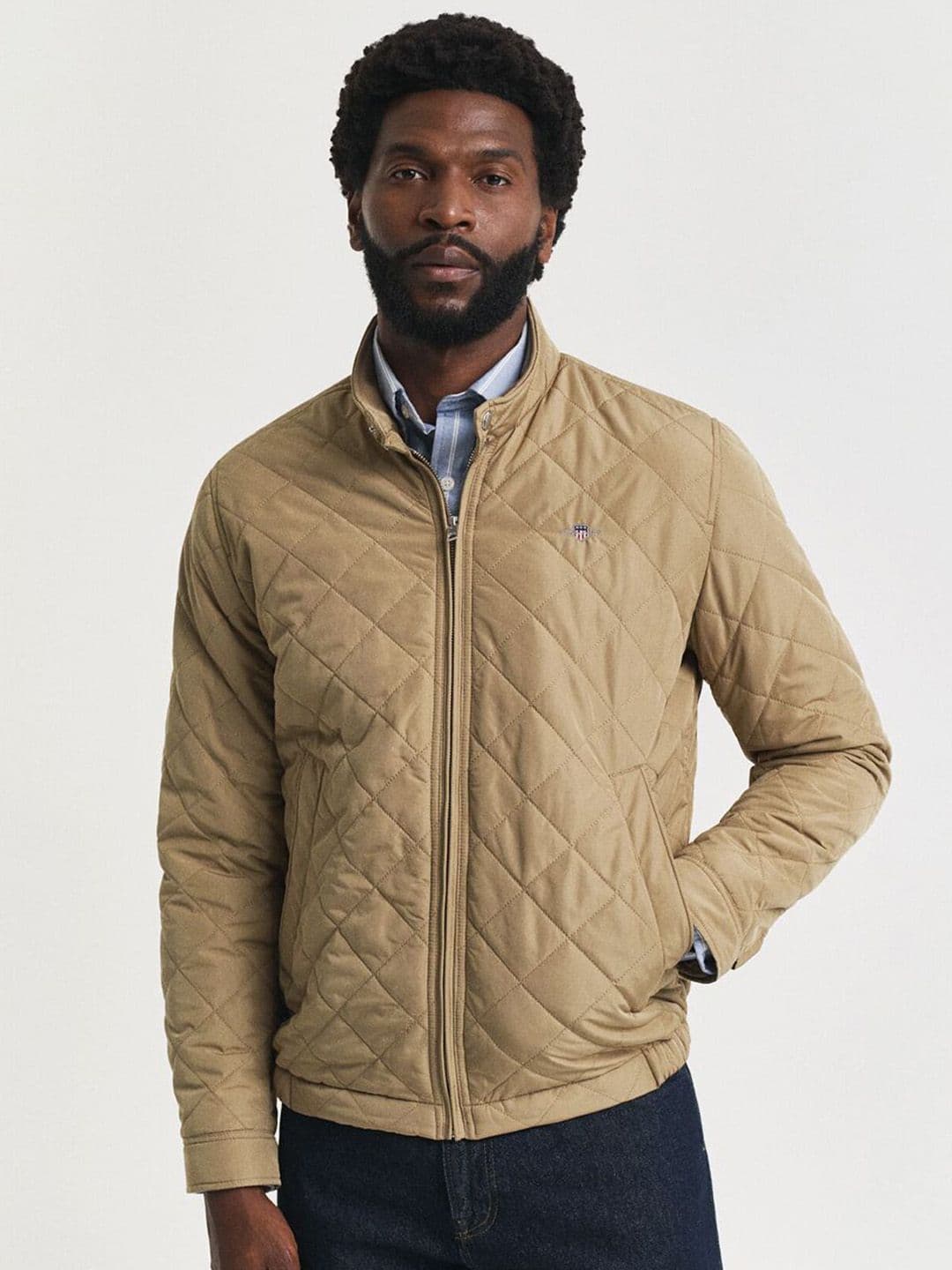 GANT Camouflage Windcheater Quilted Jacket - view 1