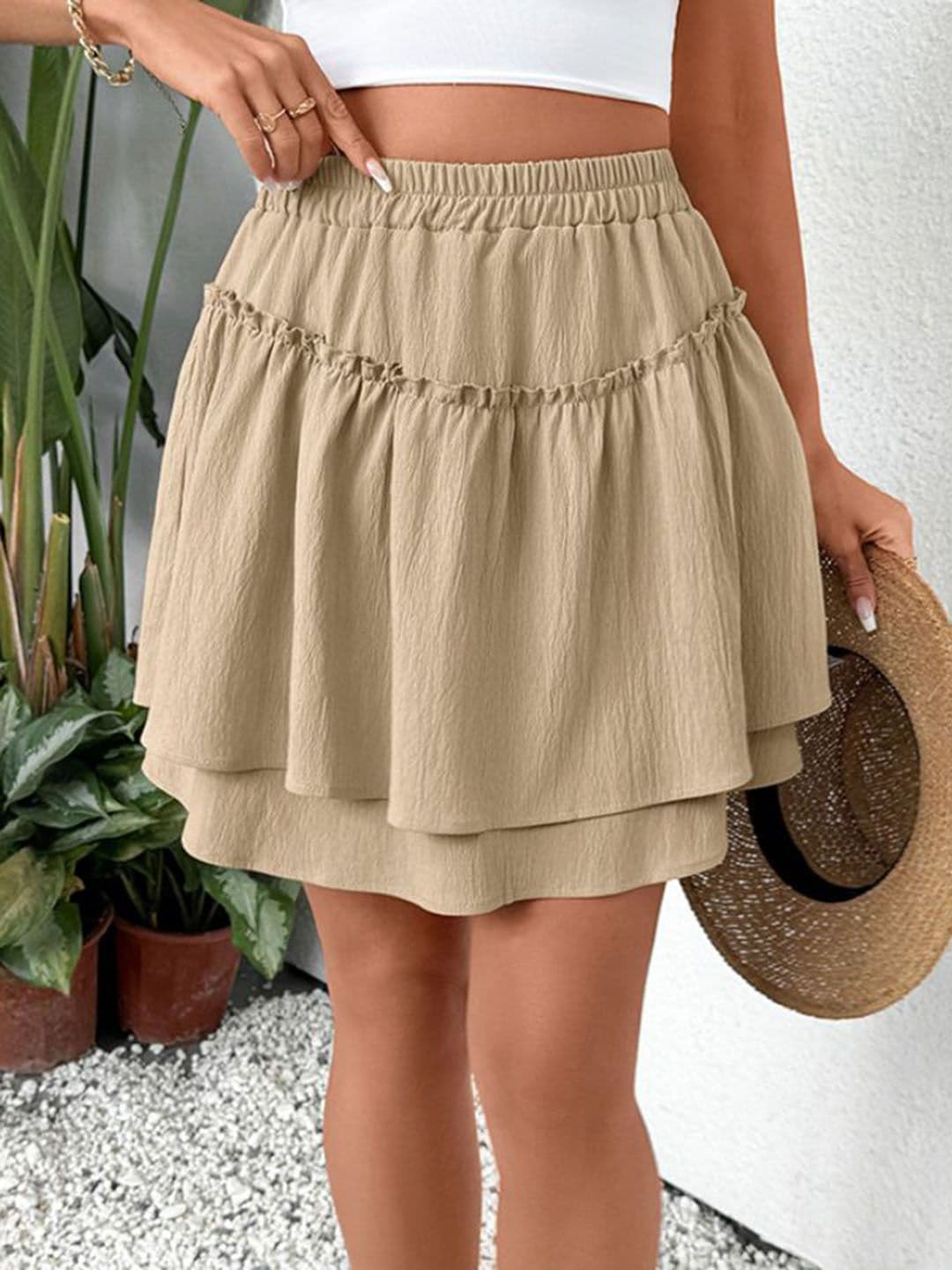 StyleCast Tiered Mini Skirt - view 1