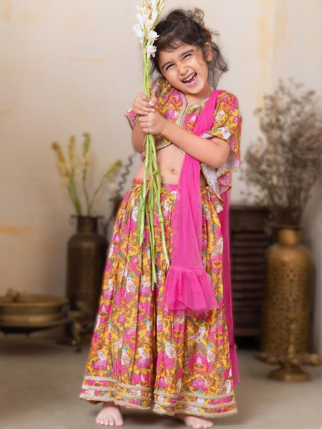 Tura Turi Girls Art Silk Lehenga Choli - view 1