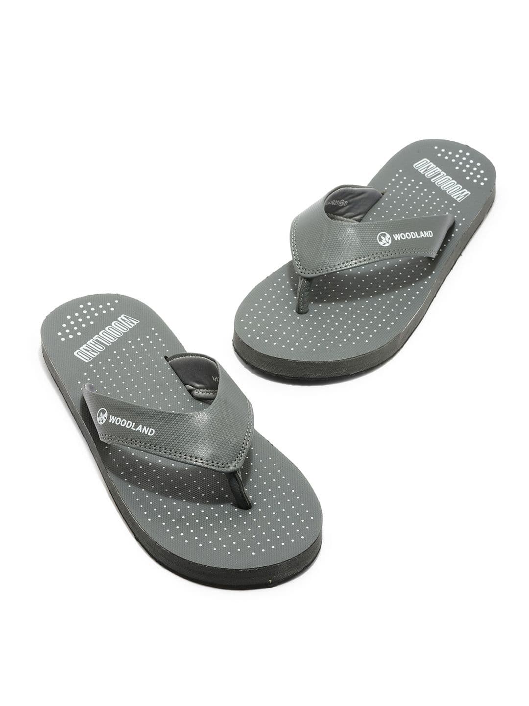 Woodland Men Self Design Thong Flip-Flops - view 1