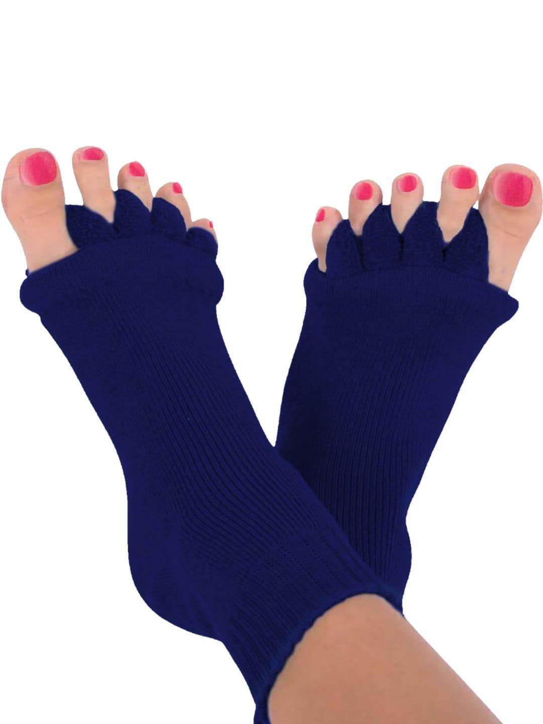 SOXVIEW OXVIEW Blue Solid Ankle Length Socks - view 1