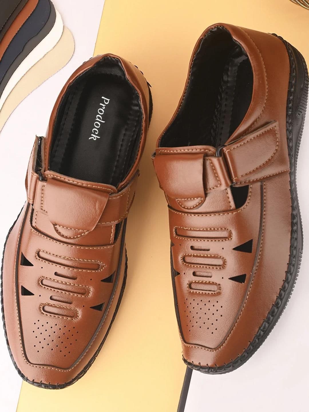 PRODOCK Men Tan Sandals - view 1