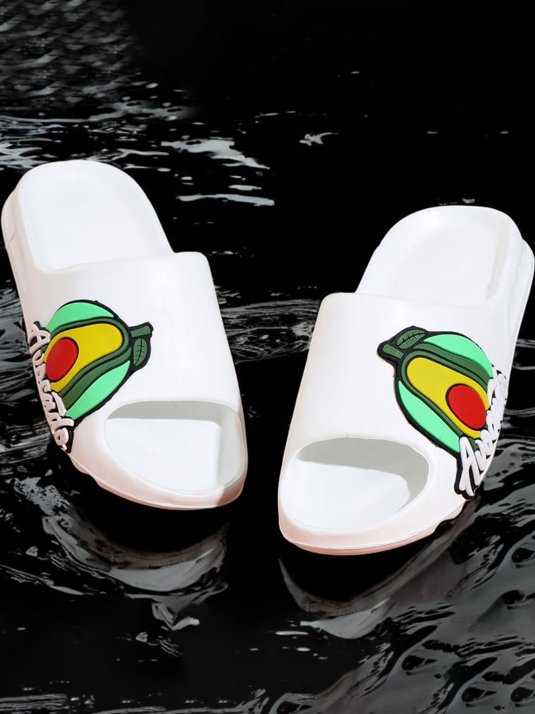 Pampy Angel Men Printed Croslite Sliders - view 1