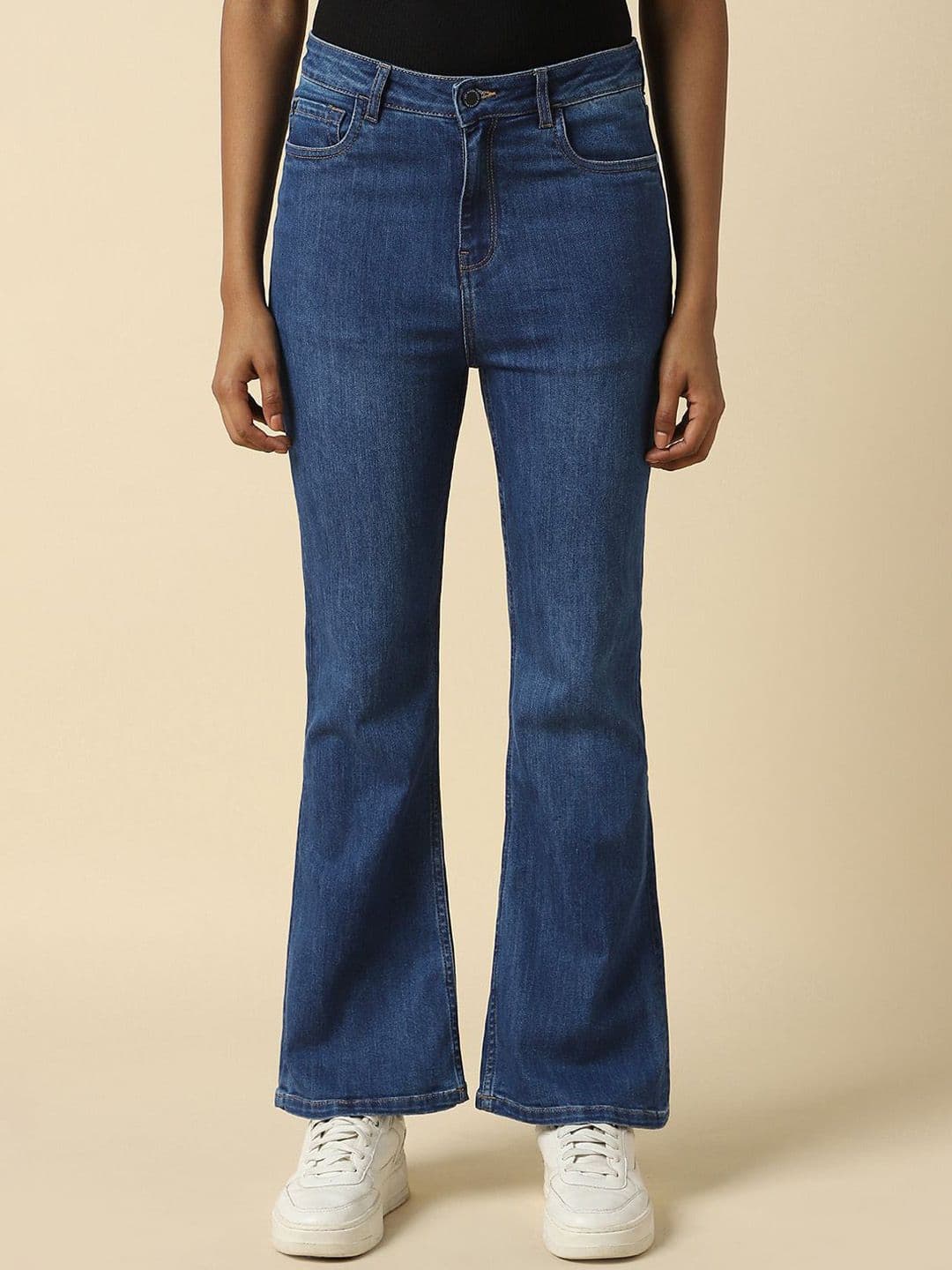 Allen Solly Woman Bootcut Mid-Rise Light Fade Jeans - view 1