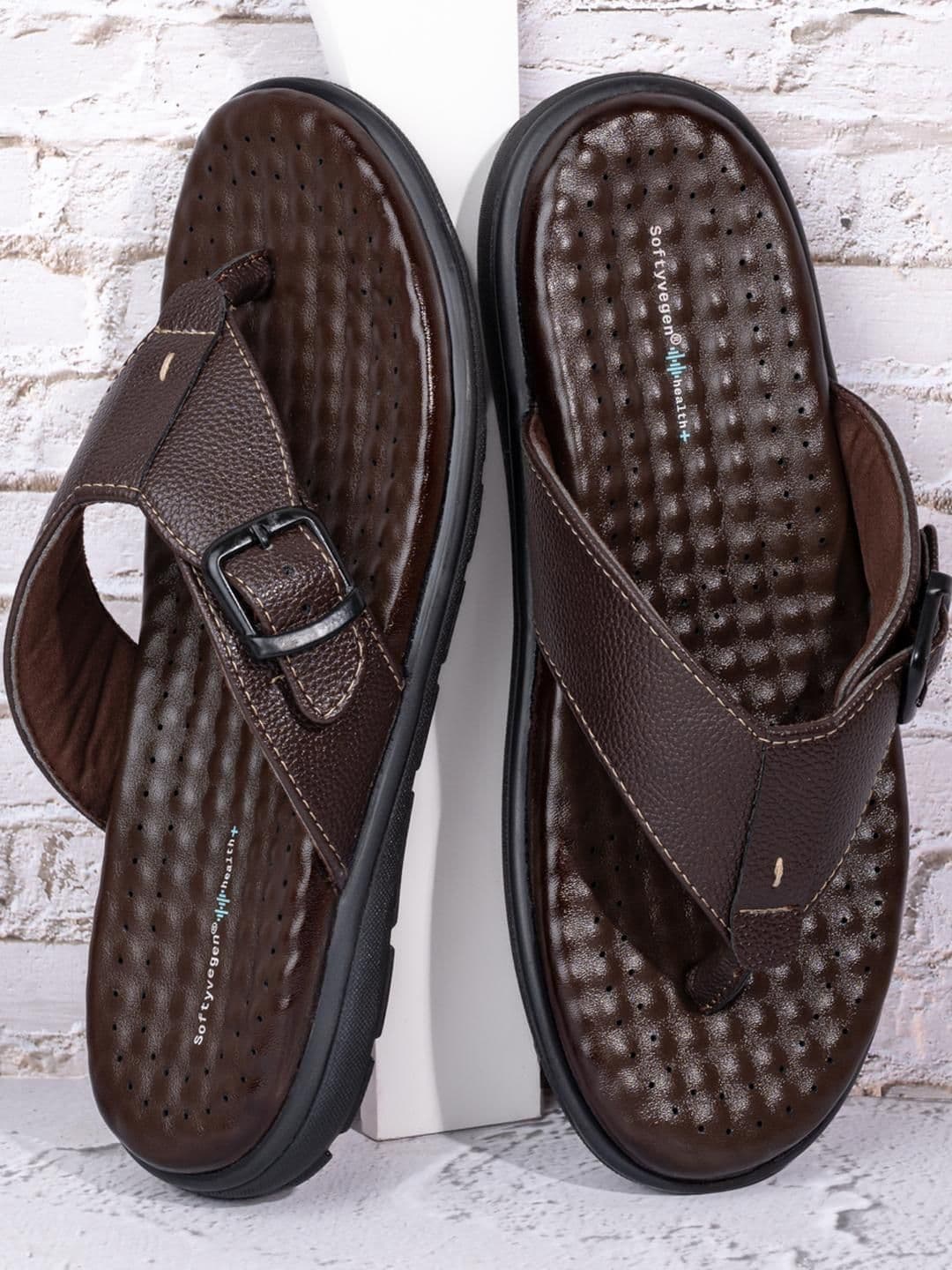 SOFTY VEGEN OFTY VEGEN HEALTH+ Men's Brown Slip-on Sandal - view 1