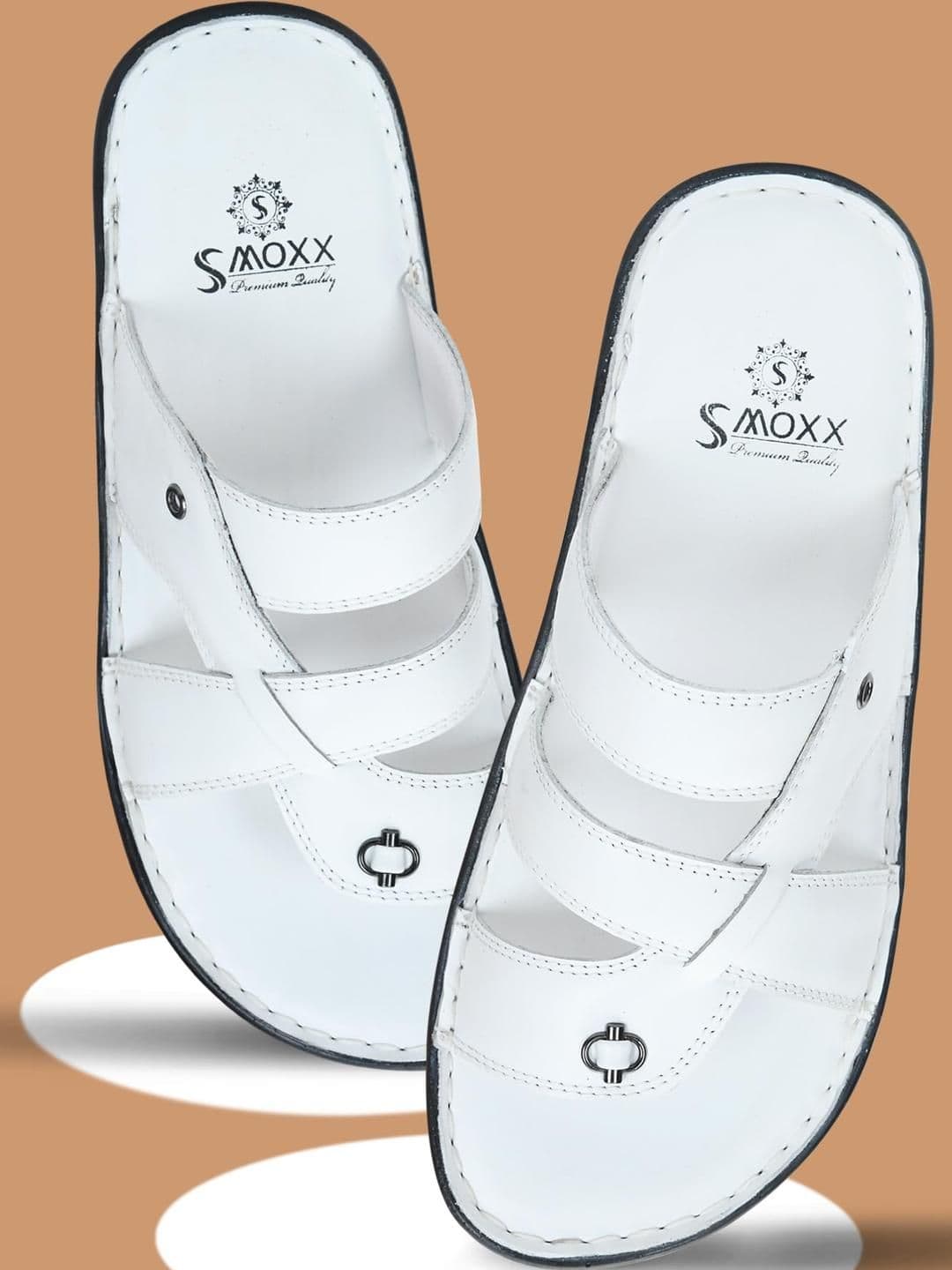 SMOXX Men White Sandals - view 1