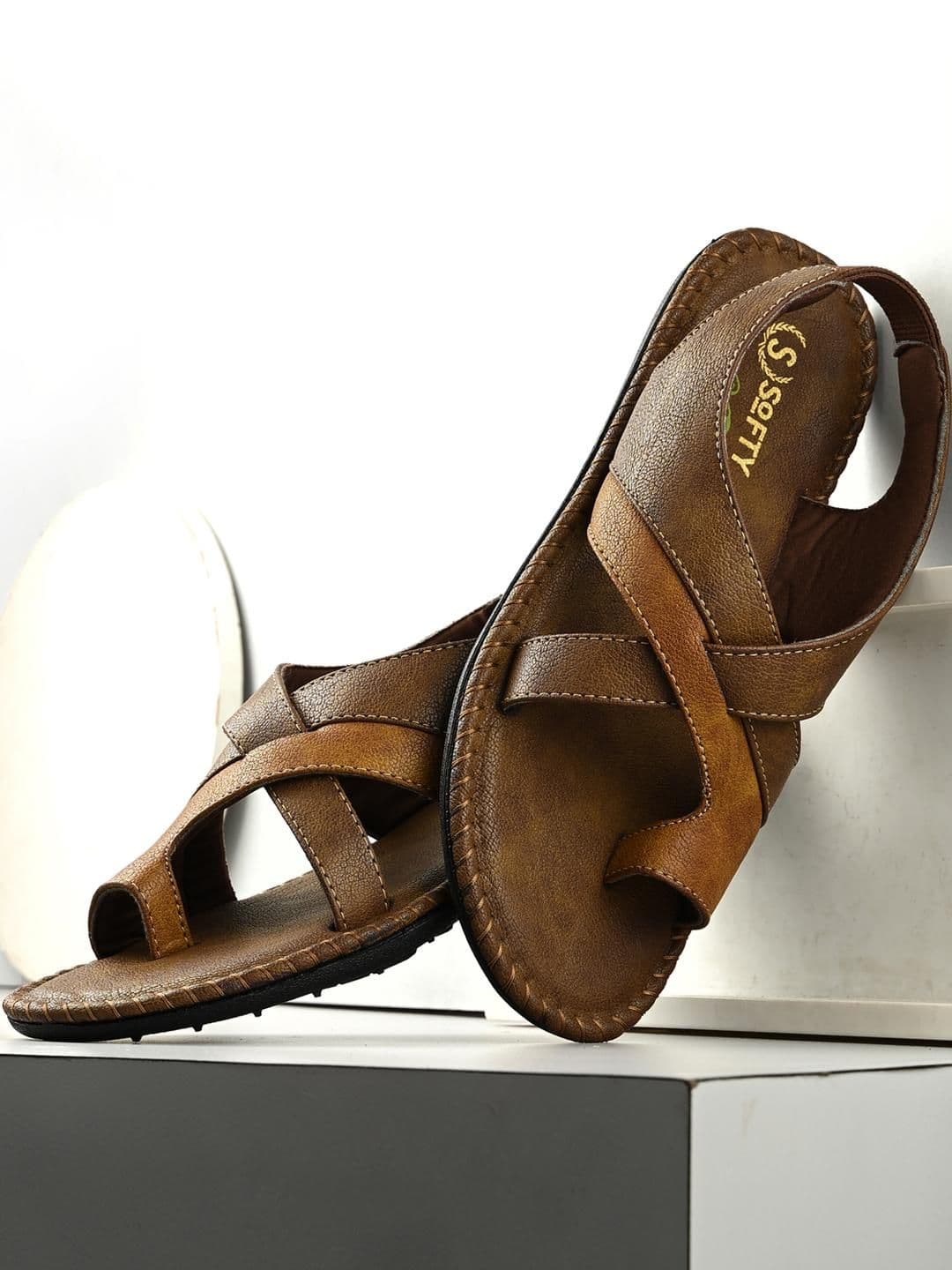 SOFTY VEGEN Men Ethnic Comfort Sandals - view 1