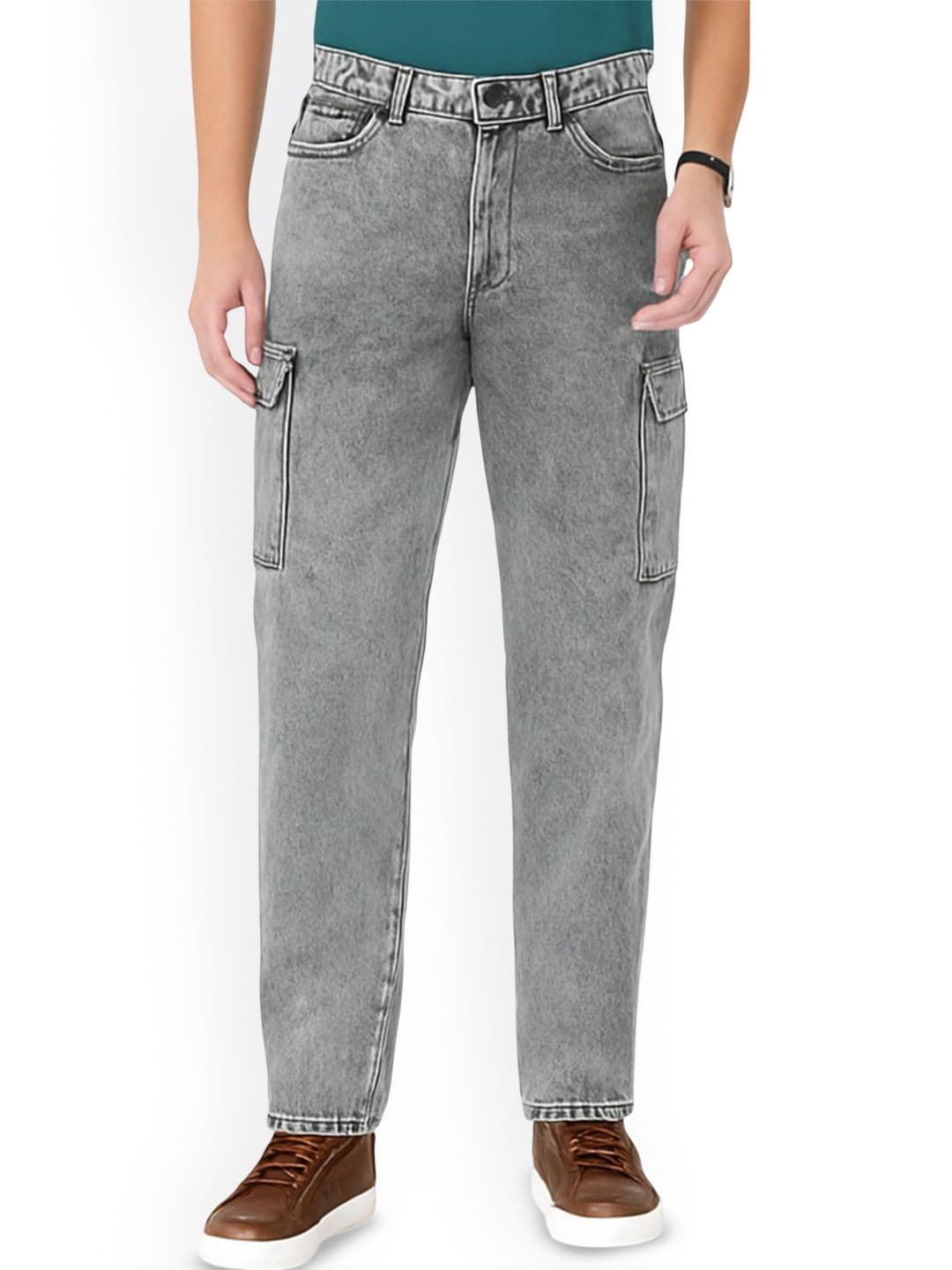 me Queen Men Straight Fit Mid-Rise Heavy Fade Jeans - view 1
