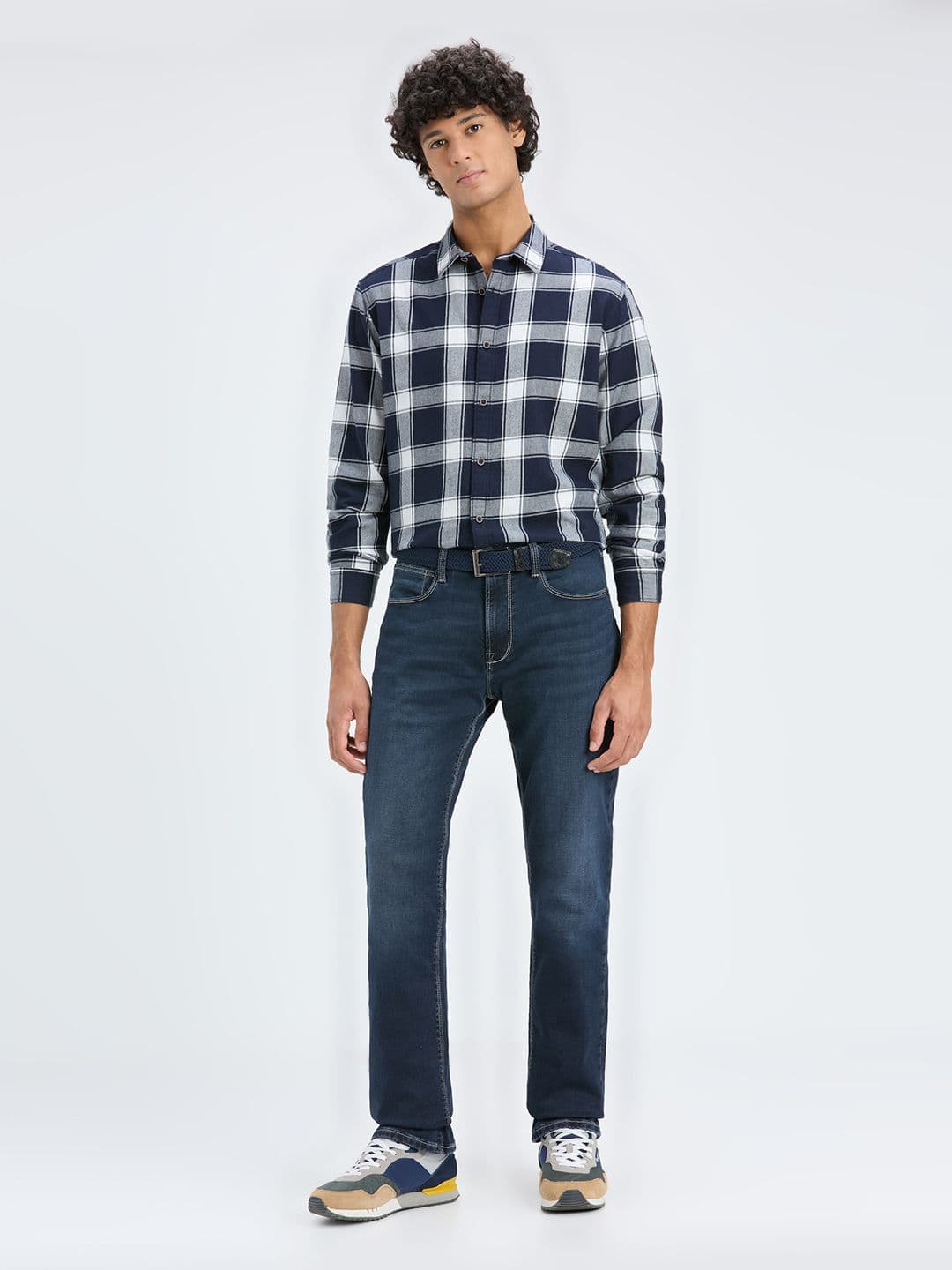 Pepe Jeans Tartan Checked Spread Collar Pure Cotton Regular Fit Casual Shirt - view 1