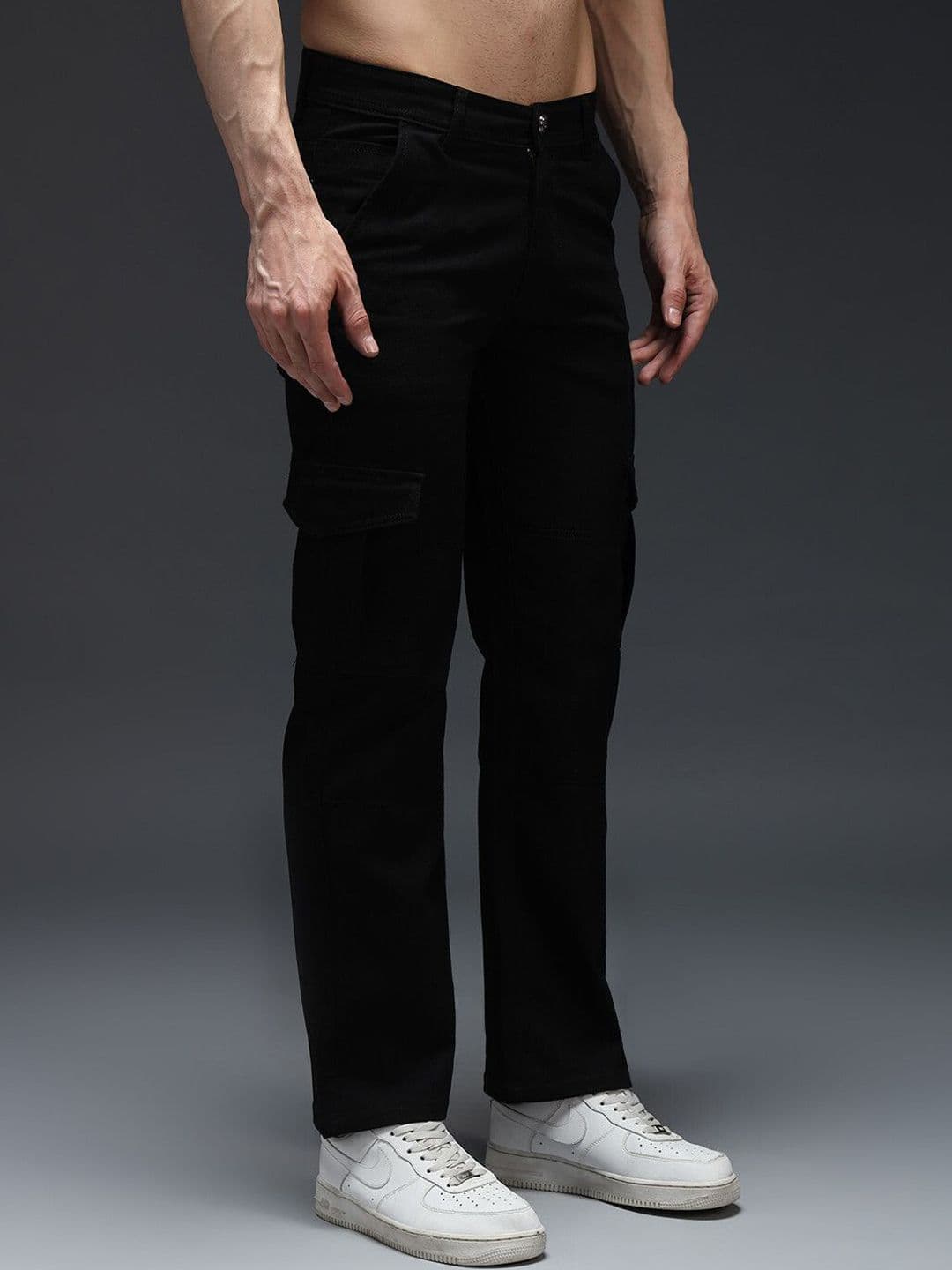 DENIMLOOK Men Mid-Rise Stretchable Cargo Jeans - view 1