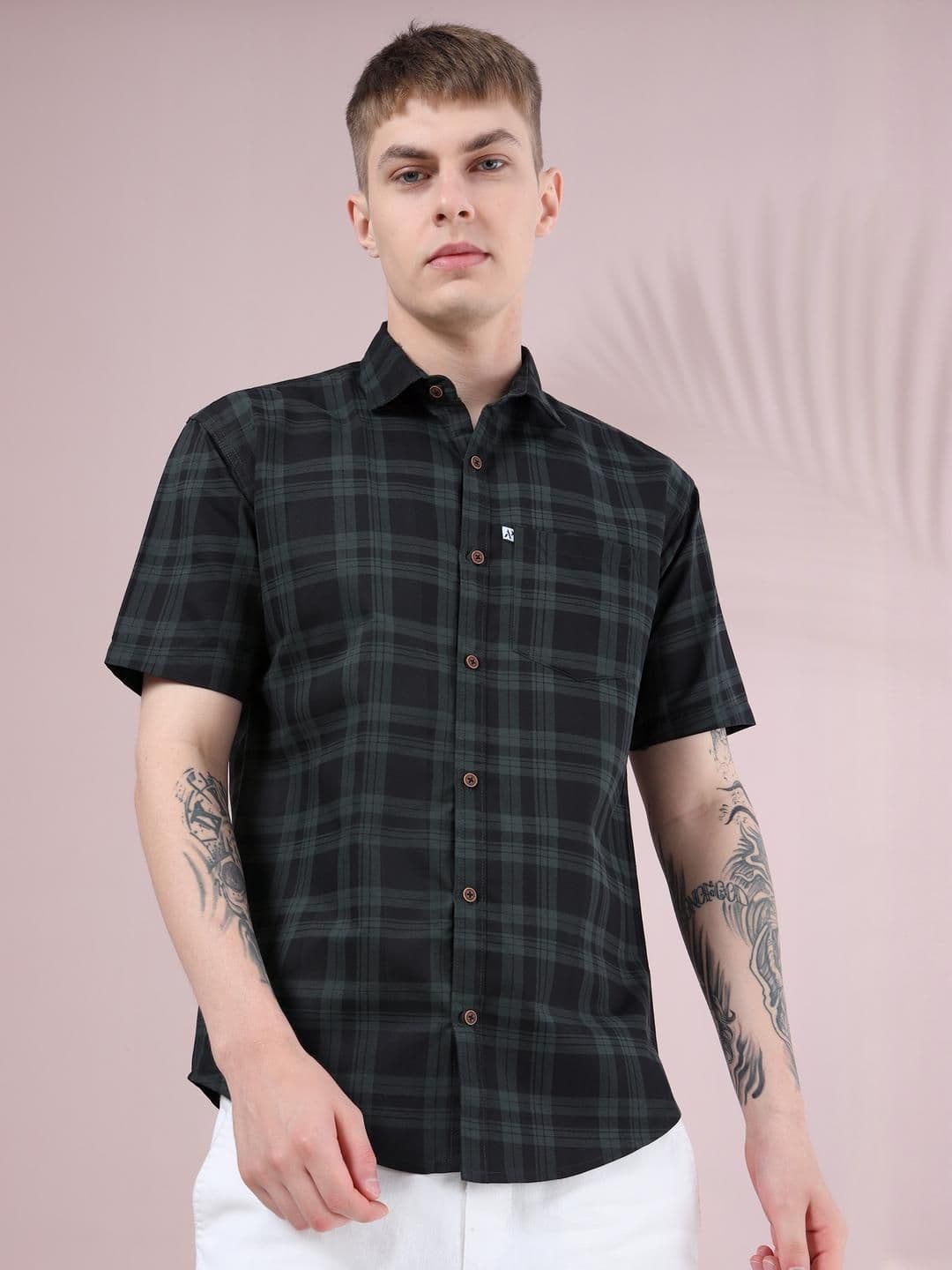 ALLWIN PAUL Men Cotton Shirts - view 1