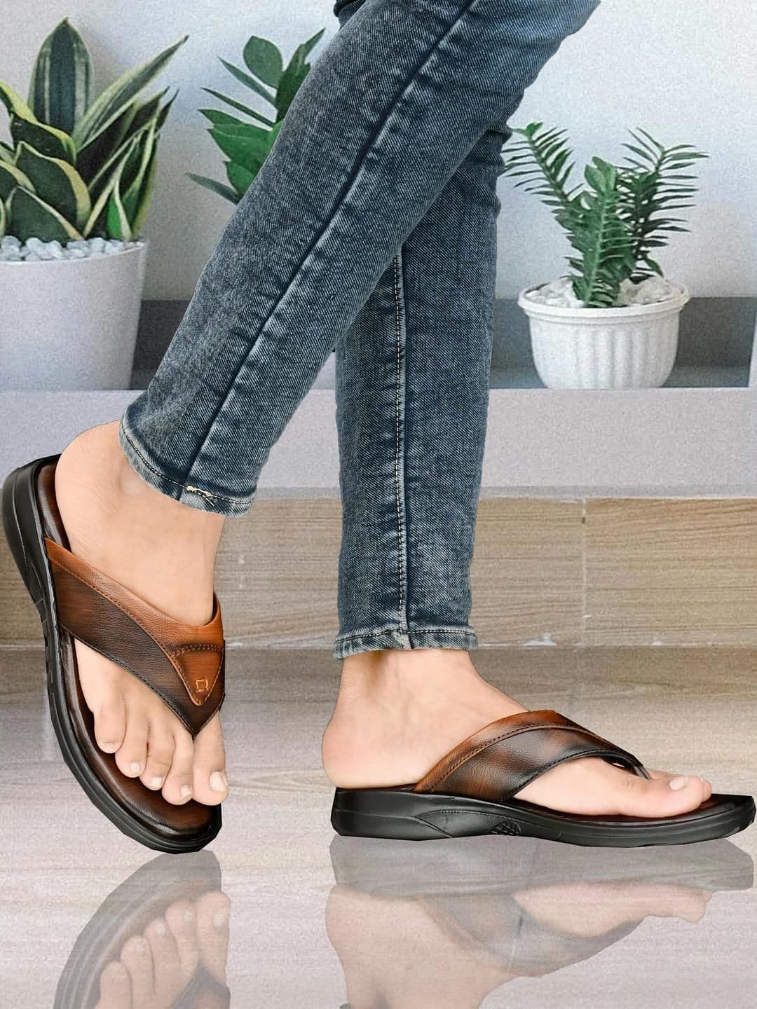 ZIRSQ Men Synthetic Leather Sandals - view 1