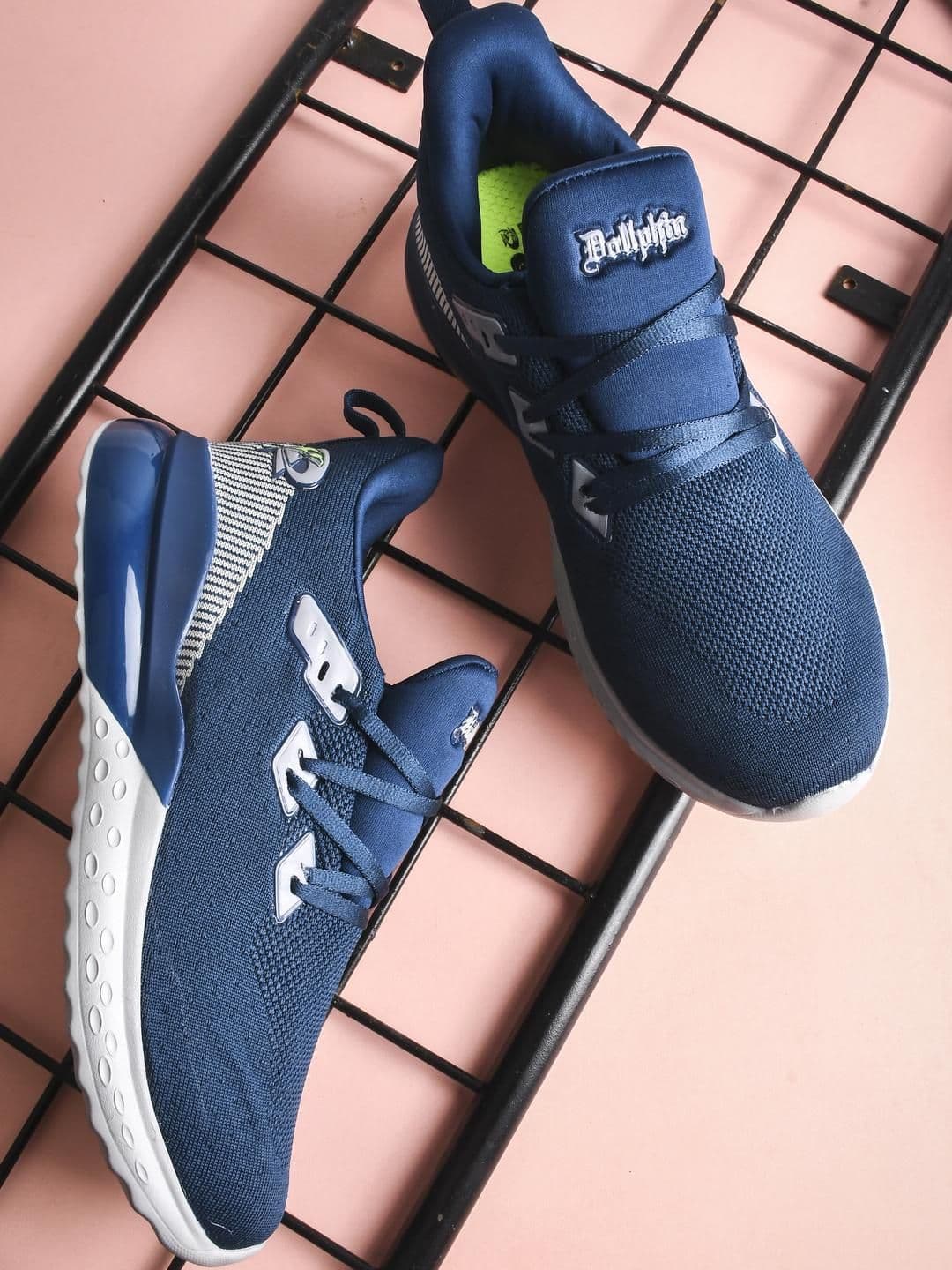 Dollphin Blue Running Marking Sports Shoes - view 1