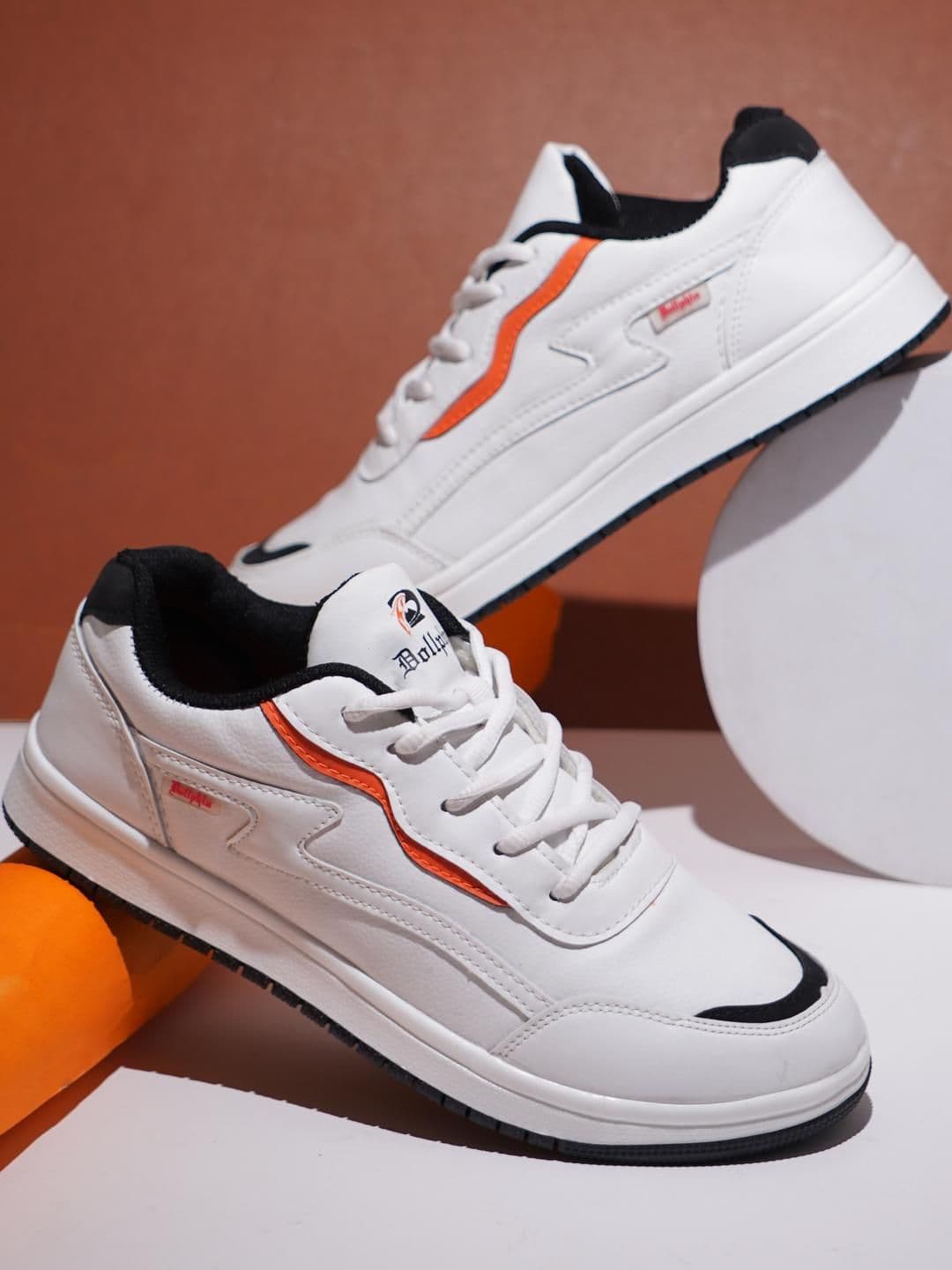 Dollphin White Running Marking Sports Shoes - view 1