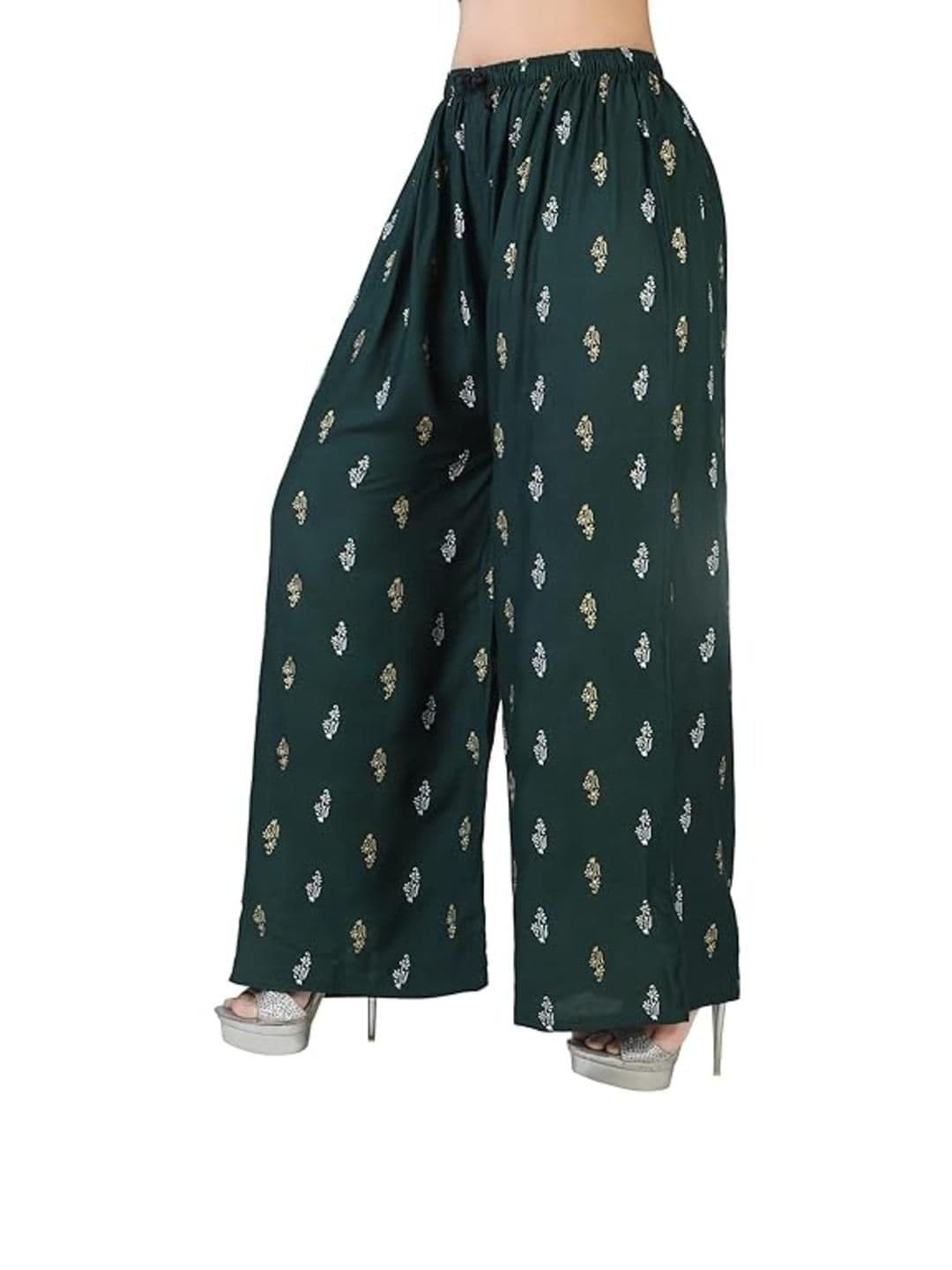 Aura Glam Women Pack of 2 Printed Palazzos - view 1