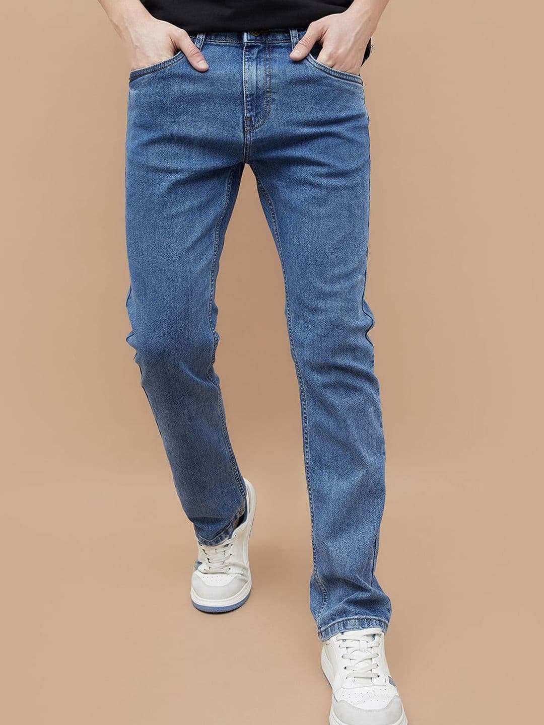 Fame Forever by Lifestyle Men Slim Fit Mid-Rise Light Fade Non Stretchable Jeans - view 1