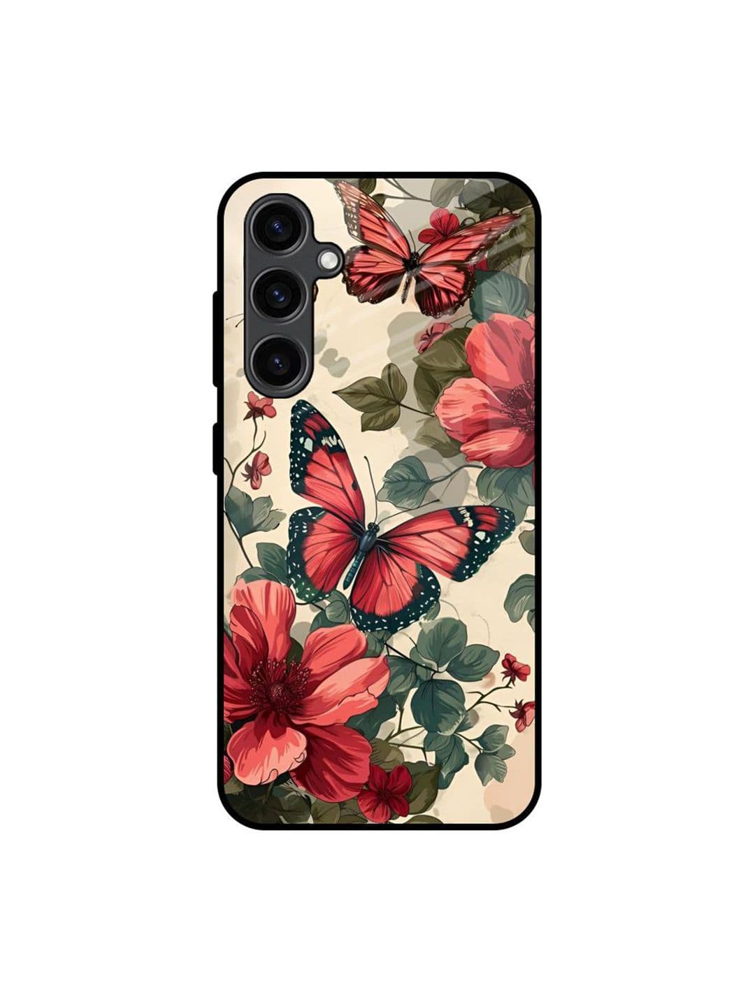QRIOH Floral Printed Samsung Galaxy S23 FE 5G Back Case Mobile Accessories