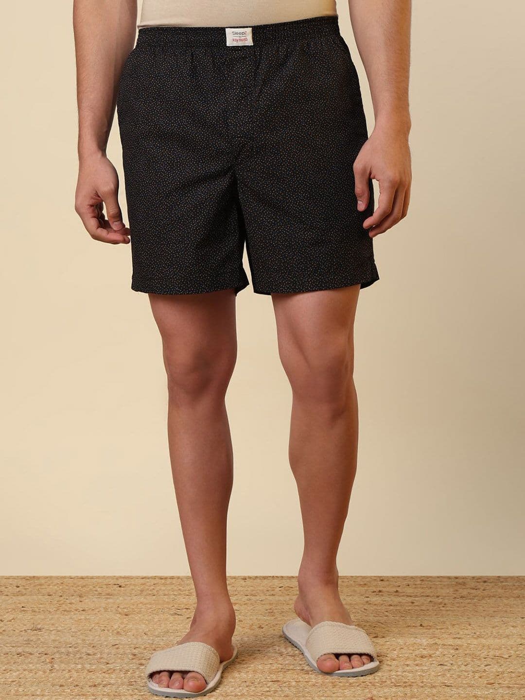 SleepZ by Raymond Printed Pure Cotton Mid-Rise Boxer AHBA00022-K8 - view 1