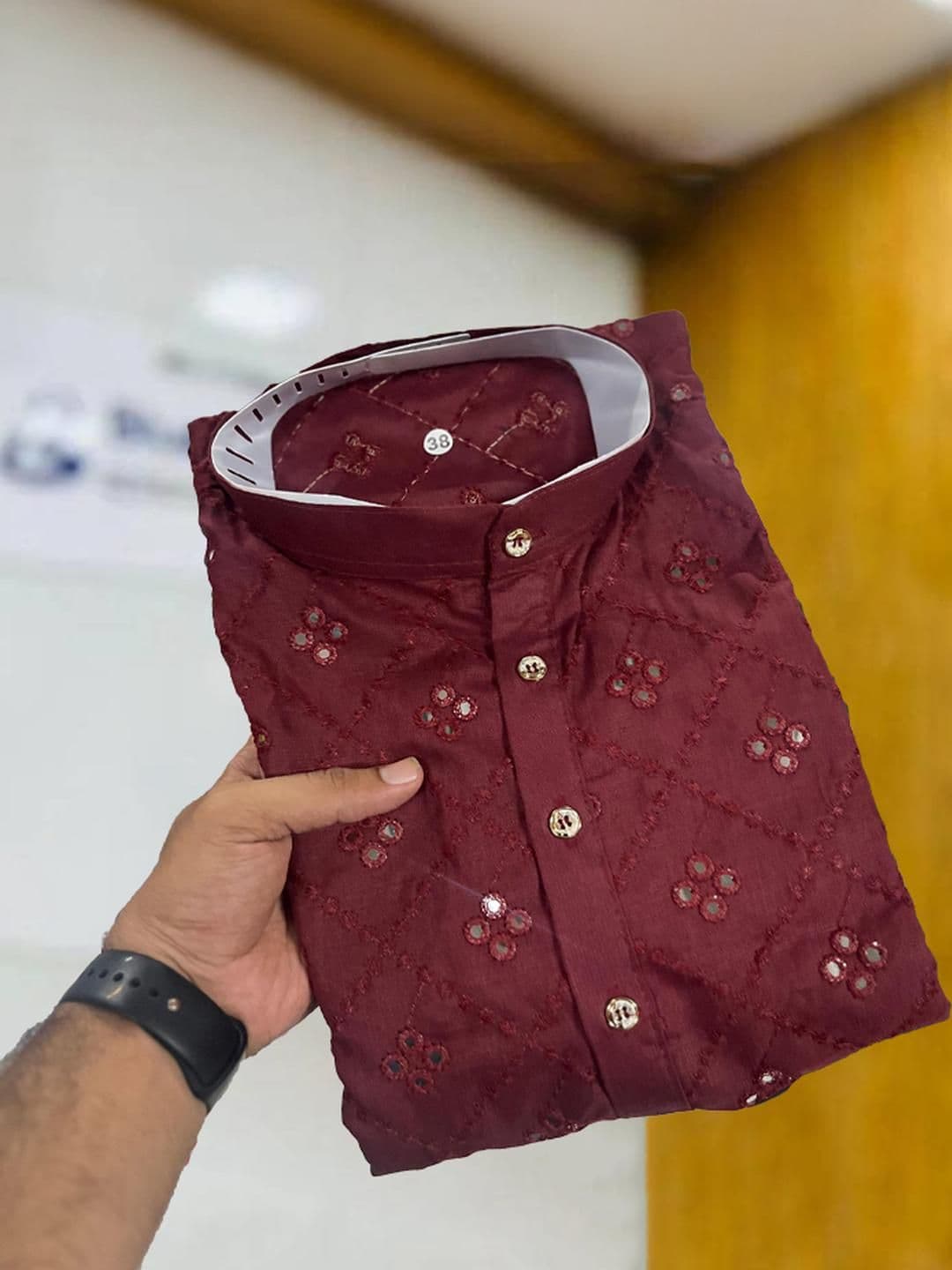 ORIFAB Men Straight Kurtas - view 1