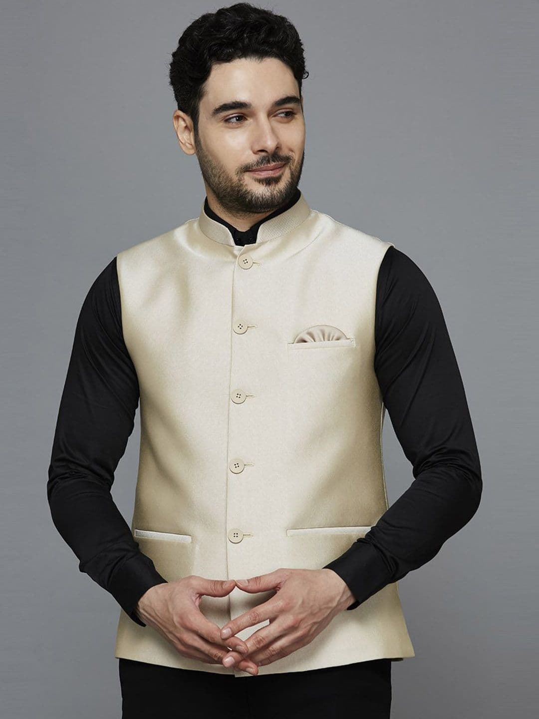 ESSAS club Self Shine Nehru Jacket - view 1