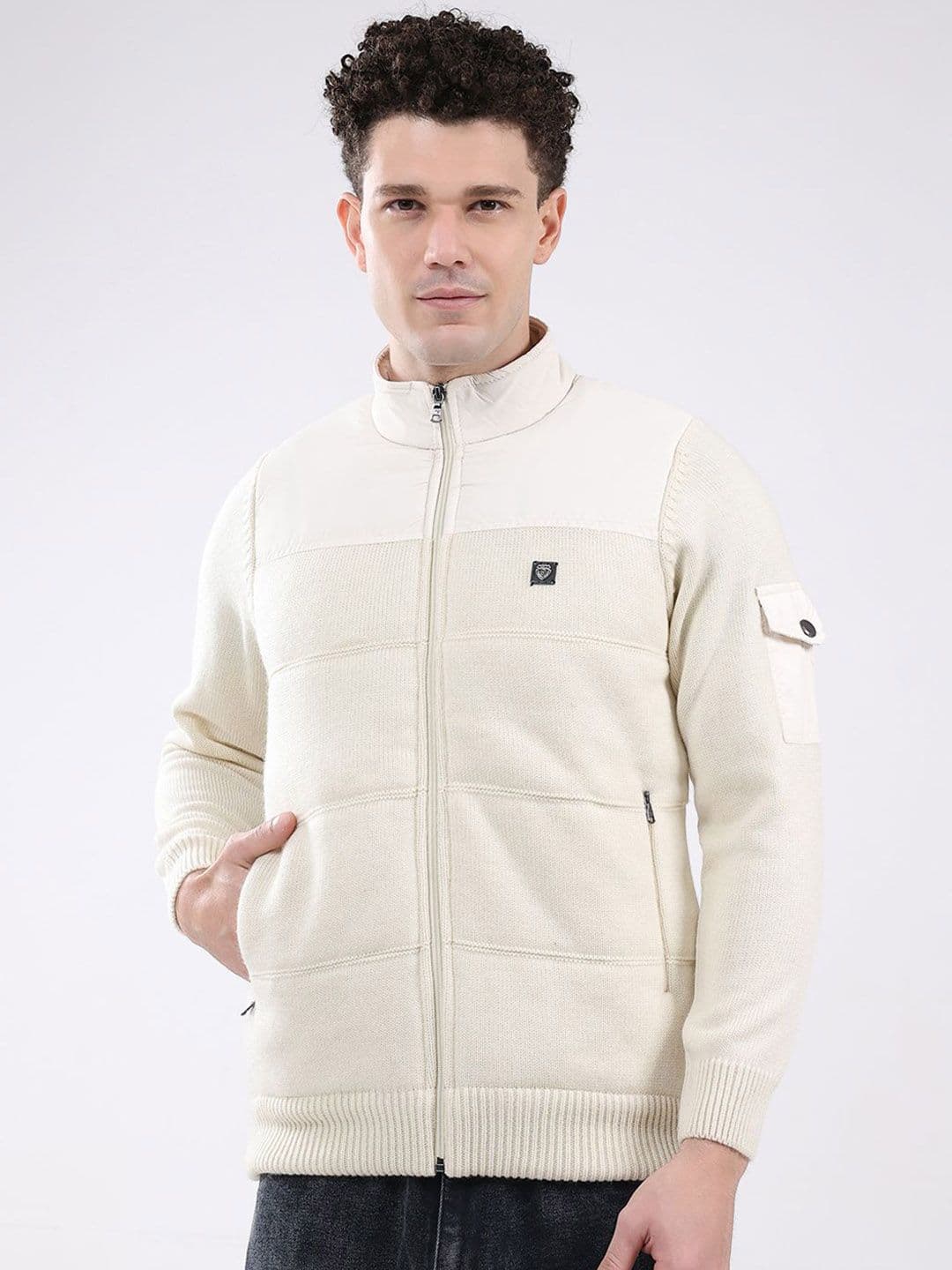 Monte Carlo Men Mock Neck Lightweight Bomber Jacket - view 1