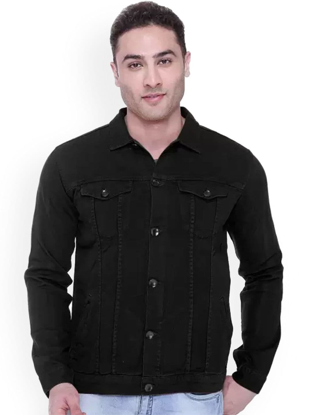 LINARIA Men Solid Denim Jacket - view 1
