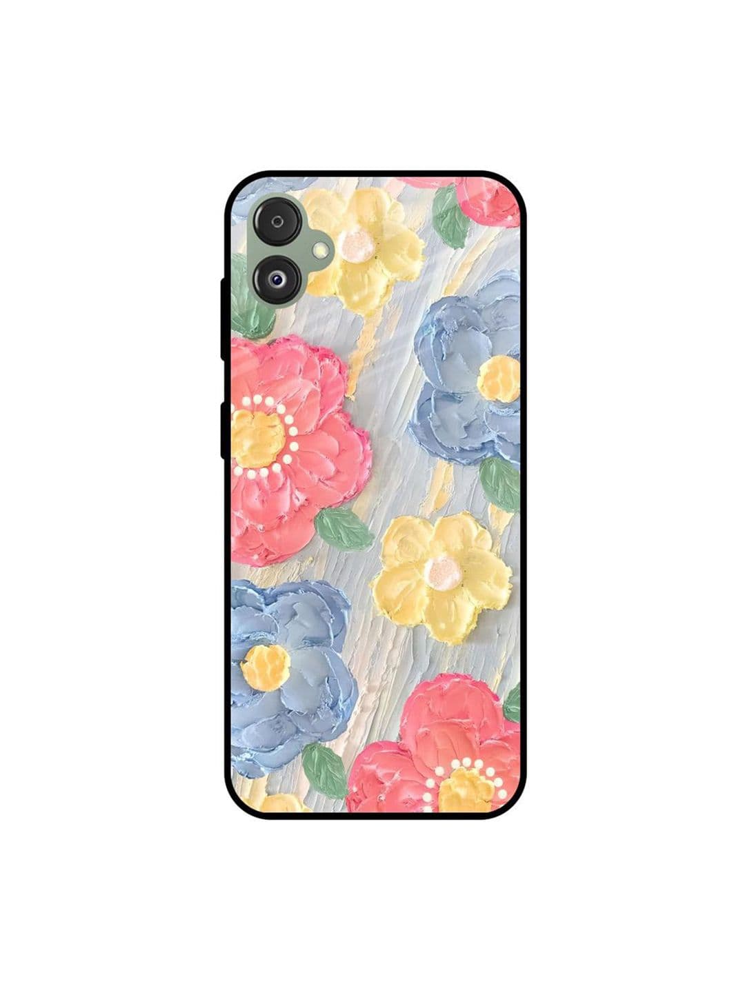 QRIOH Floral Printed Samsung Galaxy F14 5G Back Case Mobile Accessories