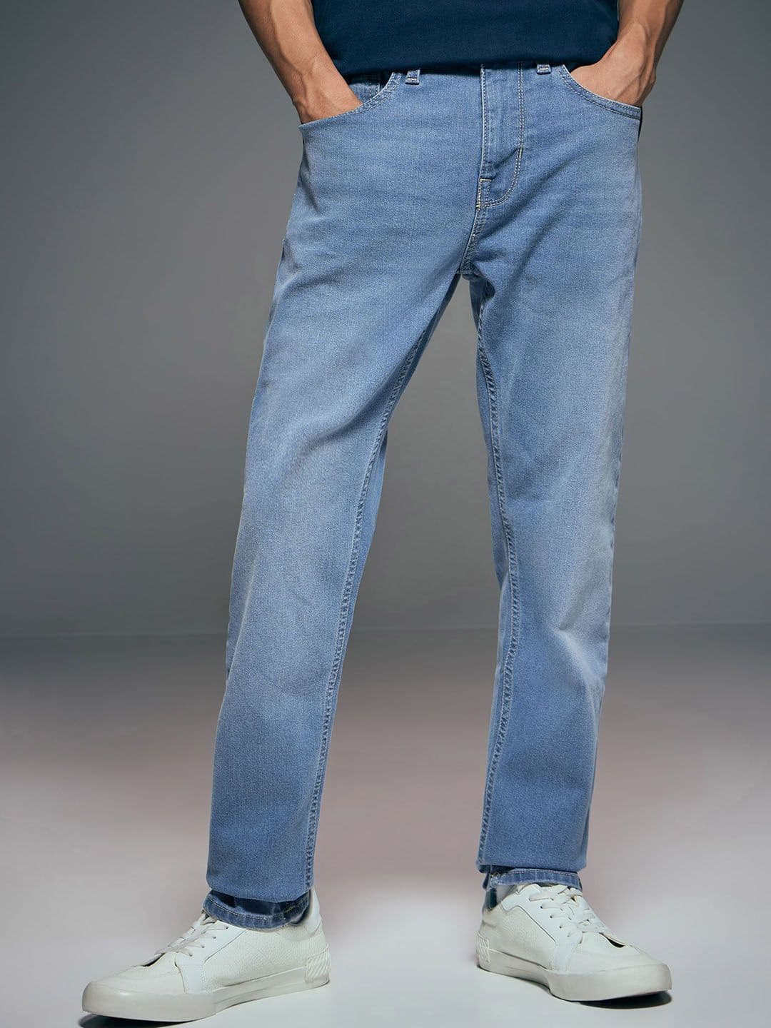 Flying Machine Men Slim Fit Mid-Rise Light Fade Jeans - view 1