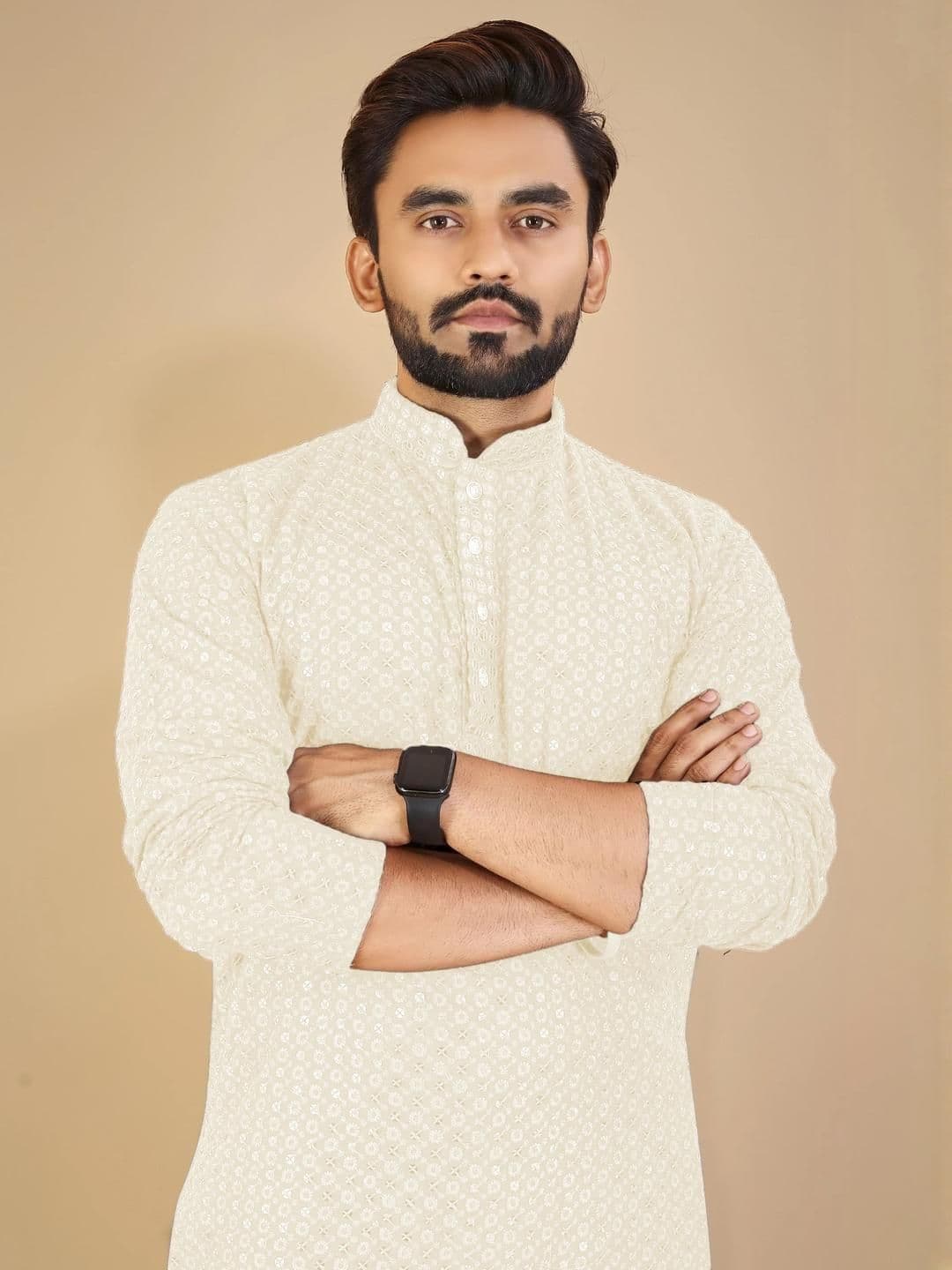 ORIFAB Men Straight Kurtas - view 1