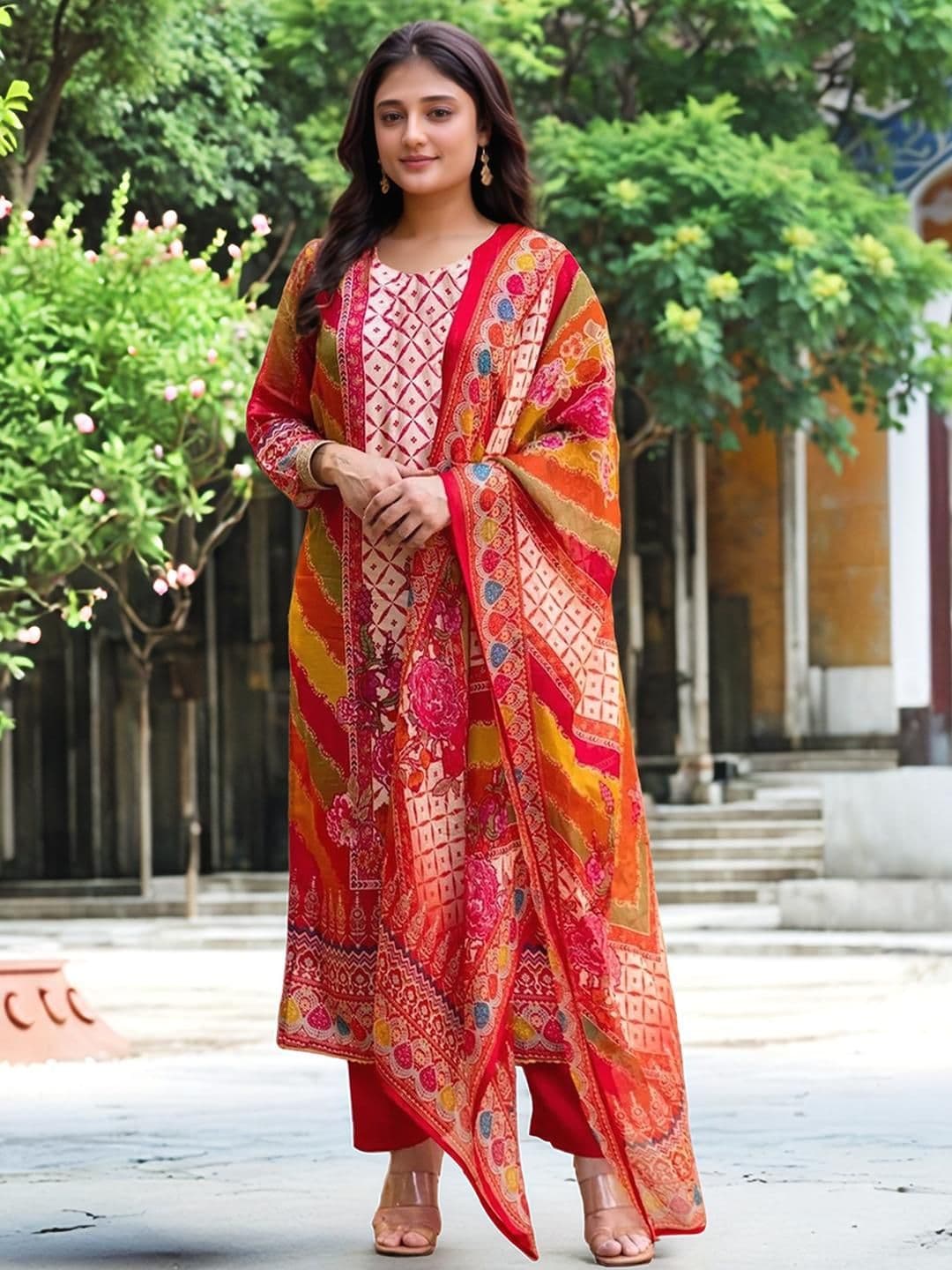 Aaghnya Women Printed Kurta Set - view 1