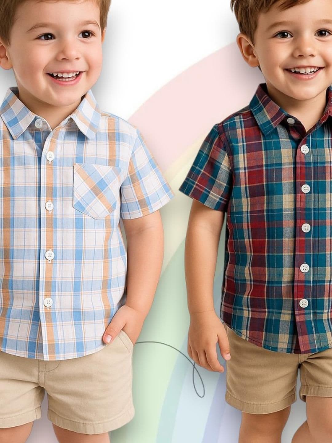 KIDGARB Boys Pack Of 2 Printed Casual Shirts - view 1