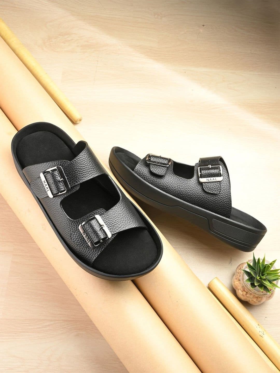 KASTAVA Men Buckle Comfort Sandals - view 1