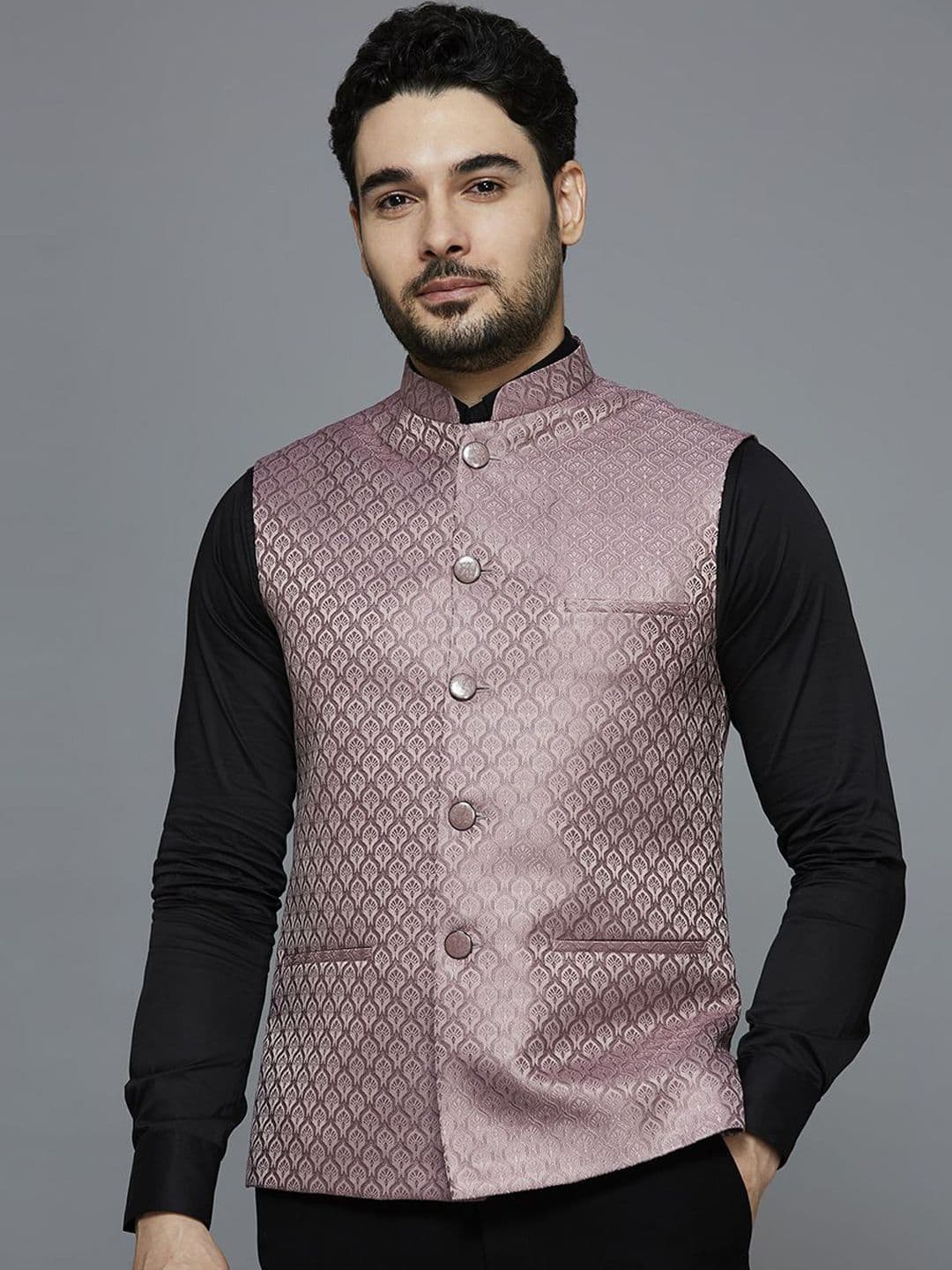 ESSAS club Embroidered Nehru Jacket - view 1