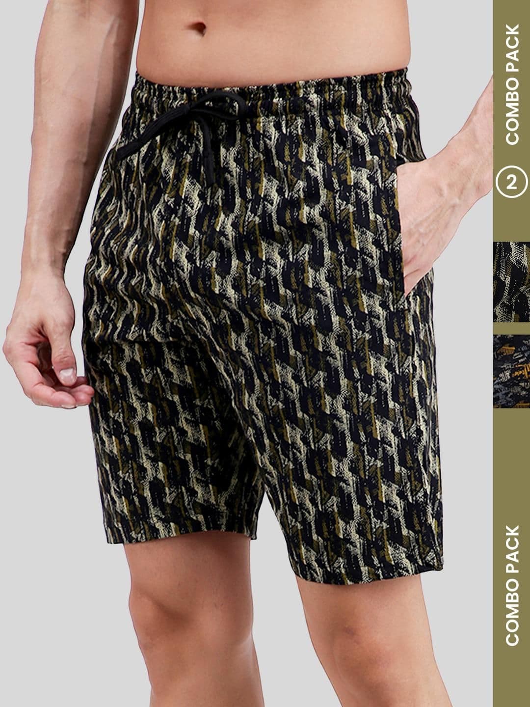 AMUL COMFY Men Pack Of 2 Lounge Shorts - view 1