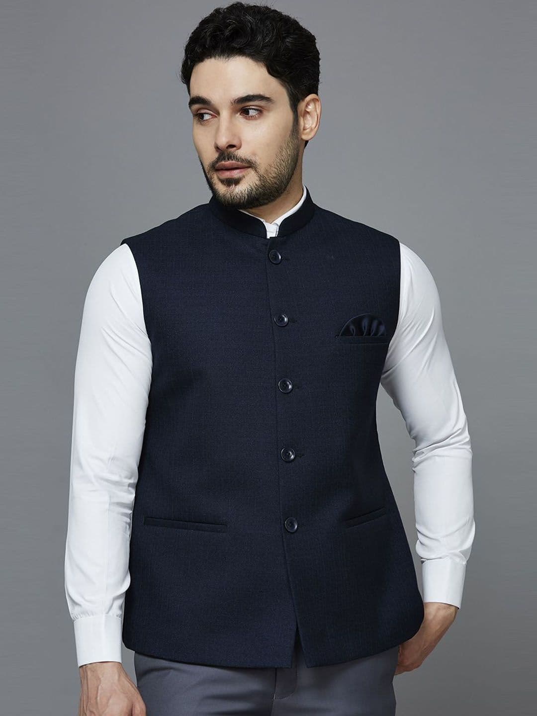 ESSAS club Self Design Nehru Jacket - view 1
