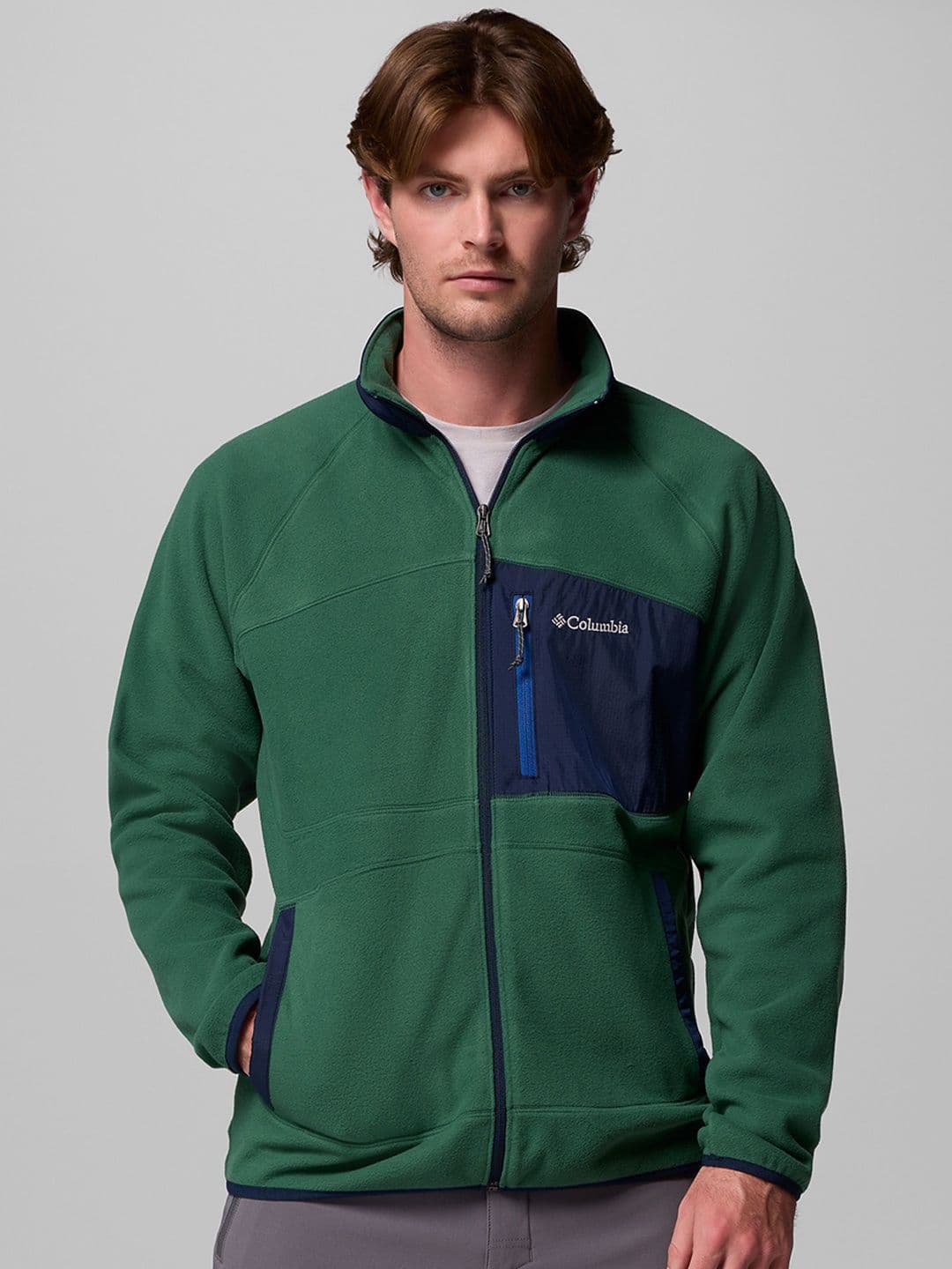 Columbia Fast Trek Overlay Brand Logo Printed Sports Jacket - view 1