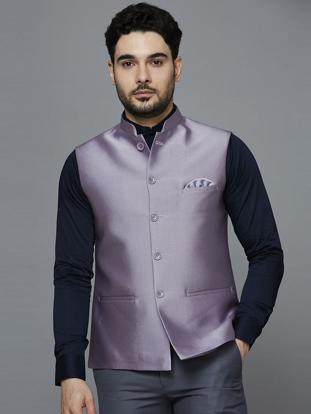 ESSAS club Self Shine Nehru Jacket - view 1