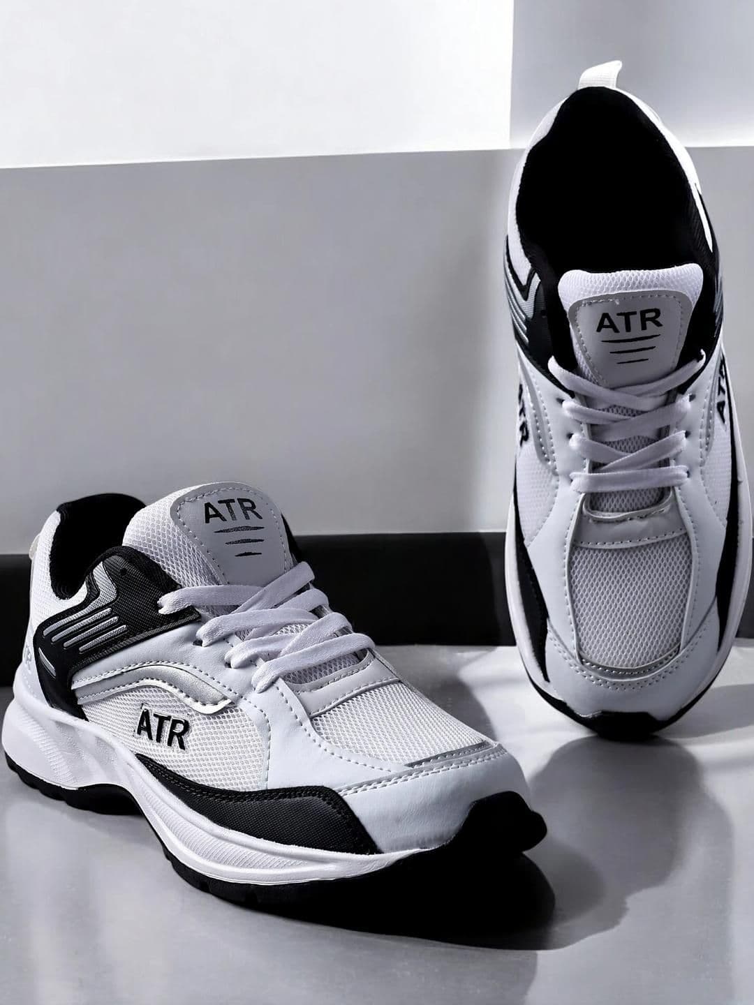 Free Kicks Men White Synthetic Marking Running Sports Shoes - view 1