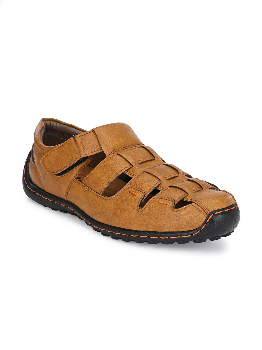 The Roadster Lifestyle Co. Men Velcro Fisherman Sandals - view 1