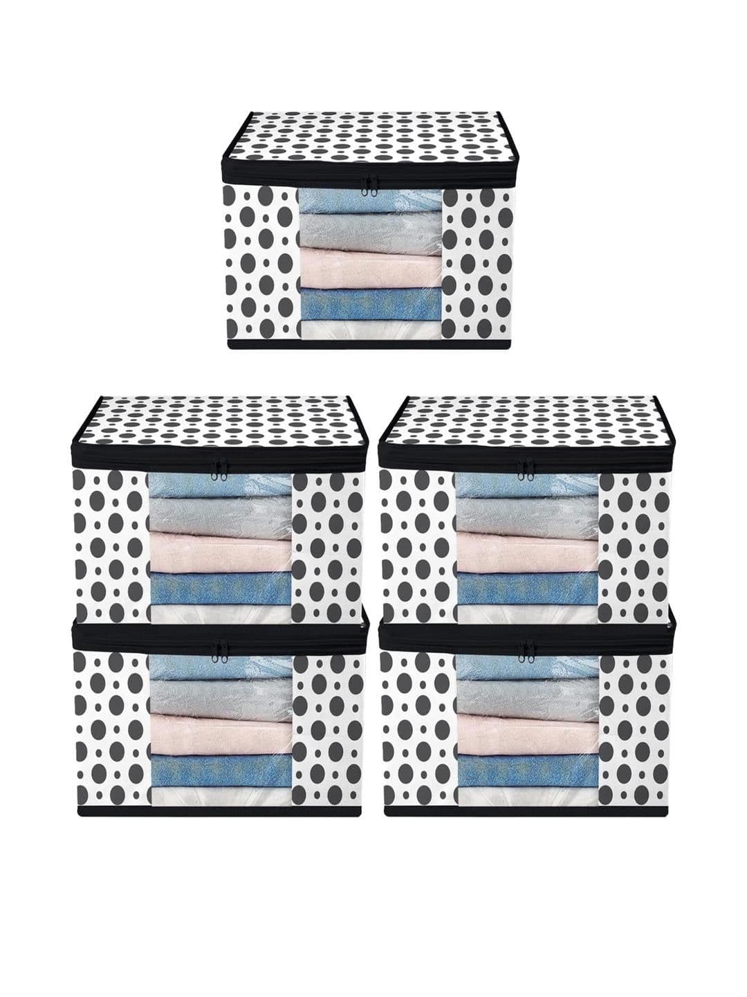 ANKIT INTERNATIONAL White Set of 5 Storage Organisers - view 1
